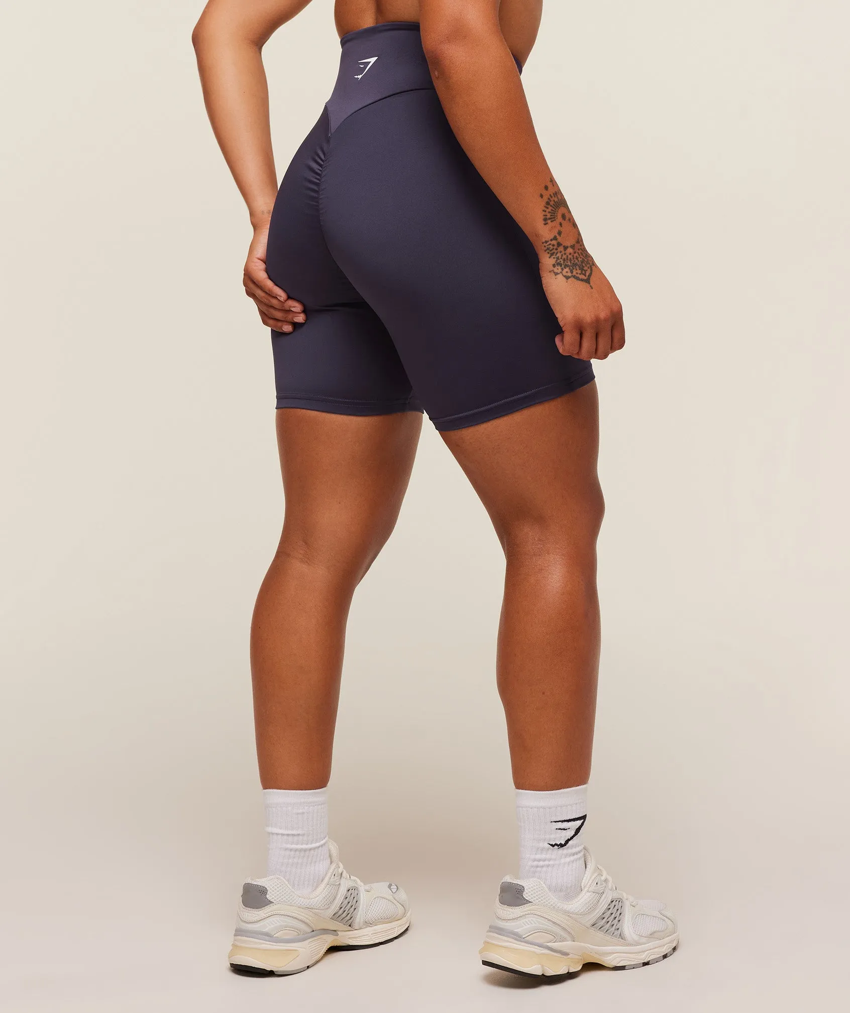 Reps Power Tight Shorts - Midnight Purple sold by Gymshark product image thumbnail 2