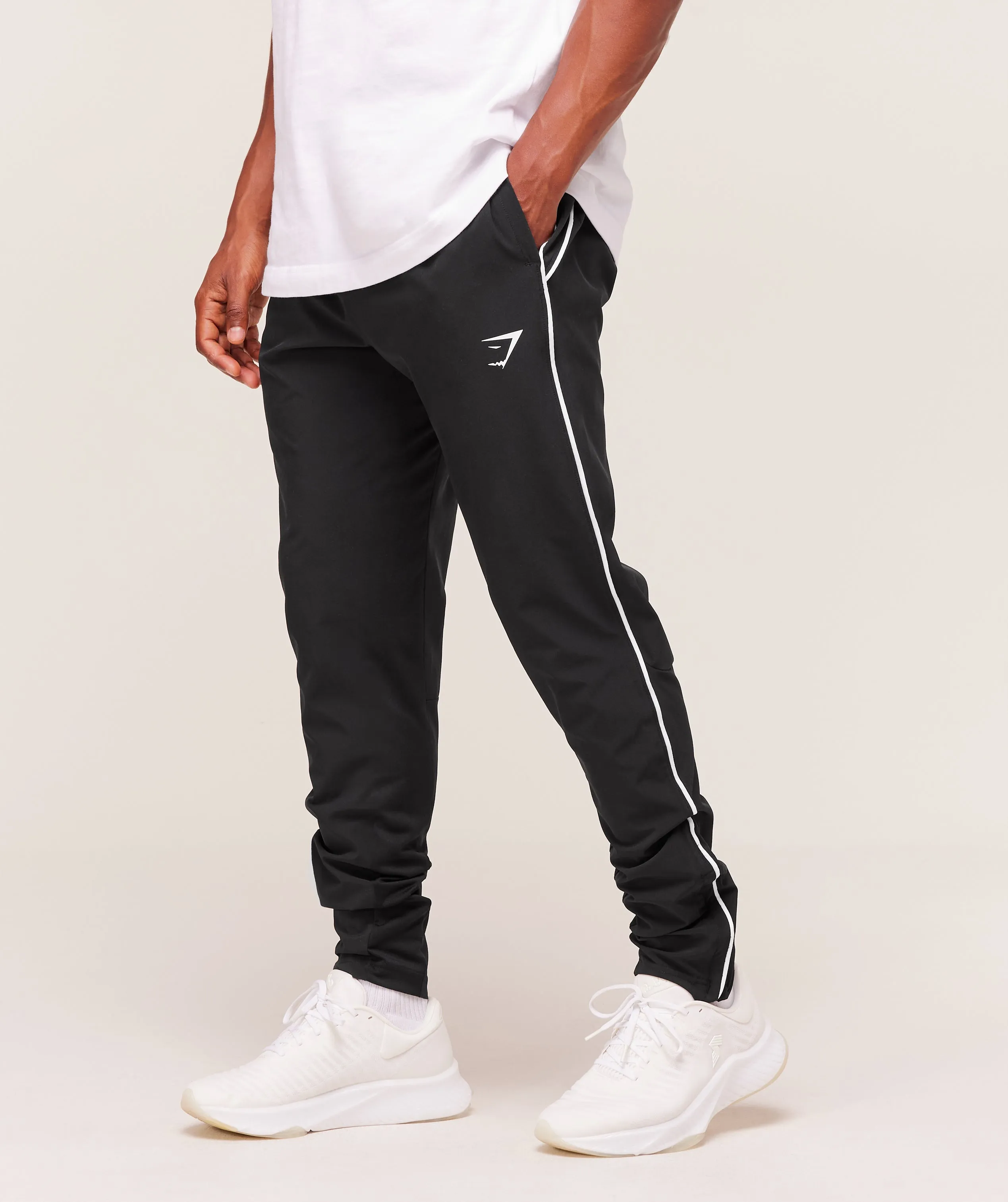 Gymshark Arrival Woven Block Joggers - Black sold by Gymshark product image thumbnail 3