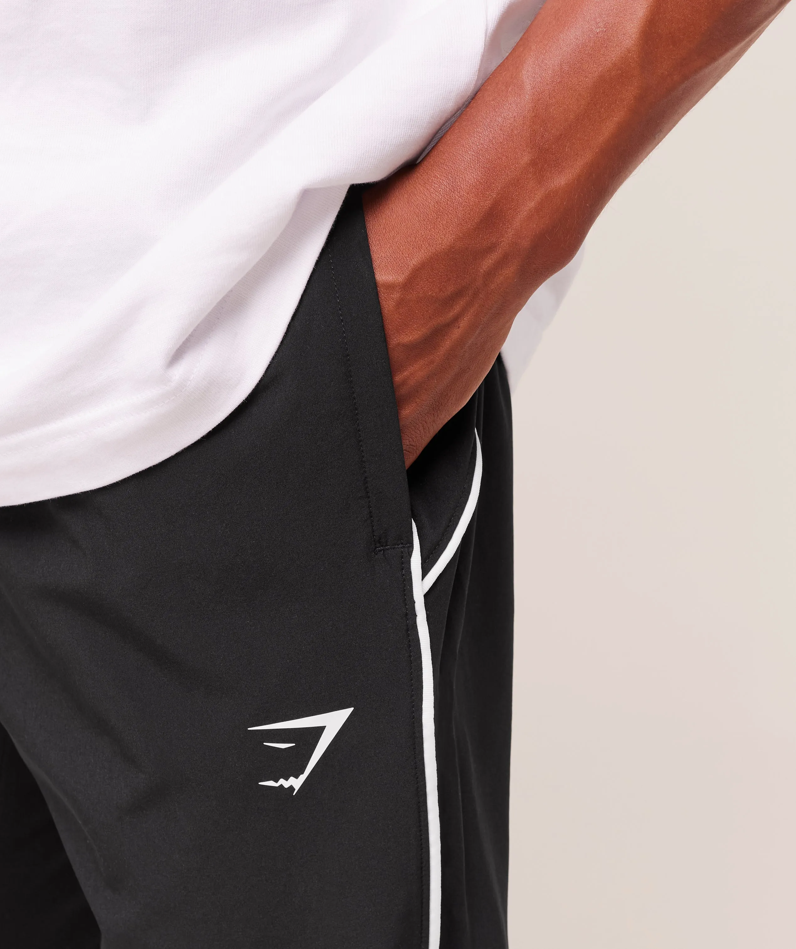 Gymshark Arrival Woven Block Joggers - Black sold by Gymshark product image thumbnail 4