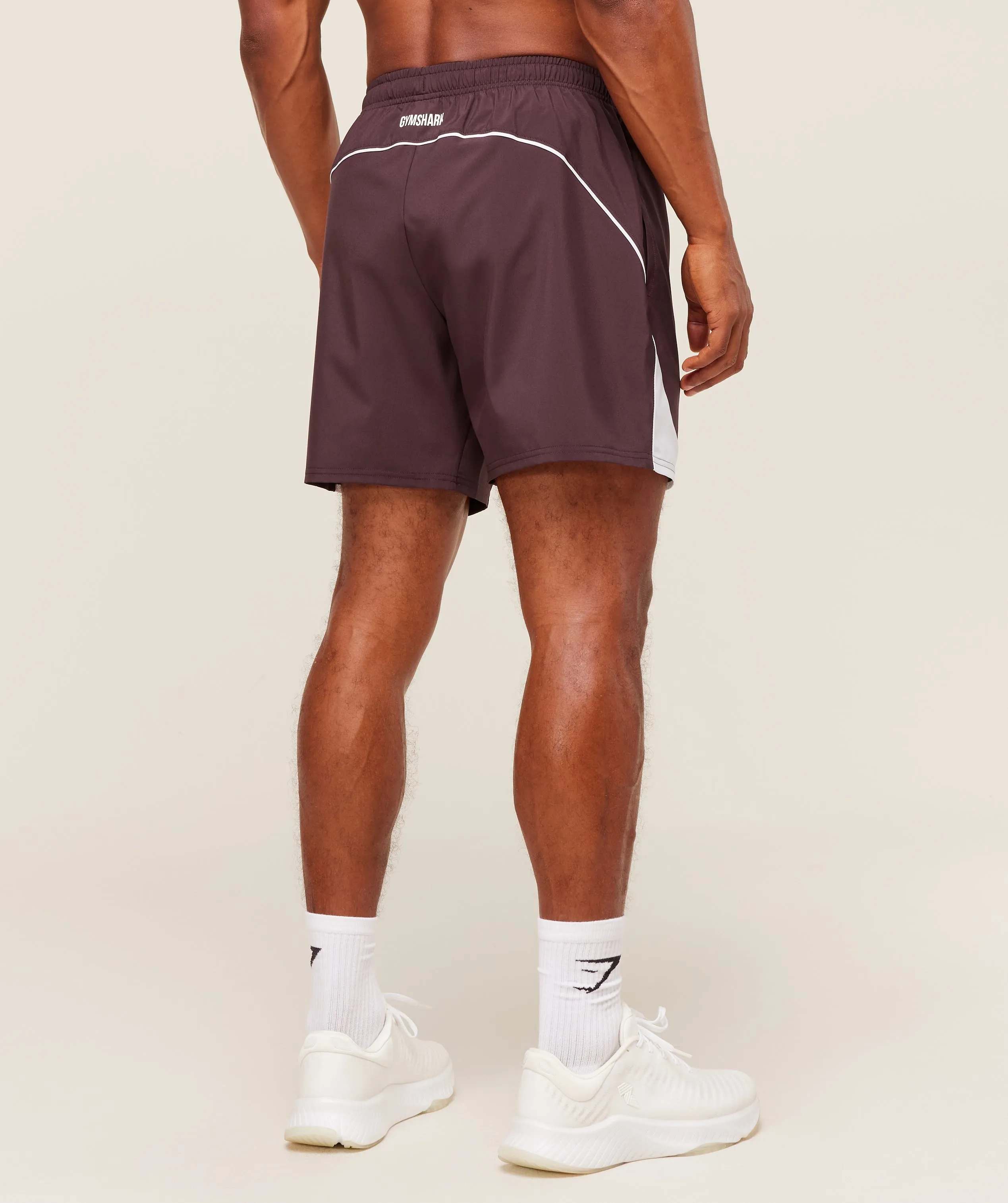 Gymshark Arrival Block 6" Shorts - Cherry Purple sold by Gymshark product image thumbnail 2