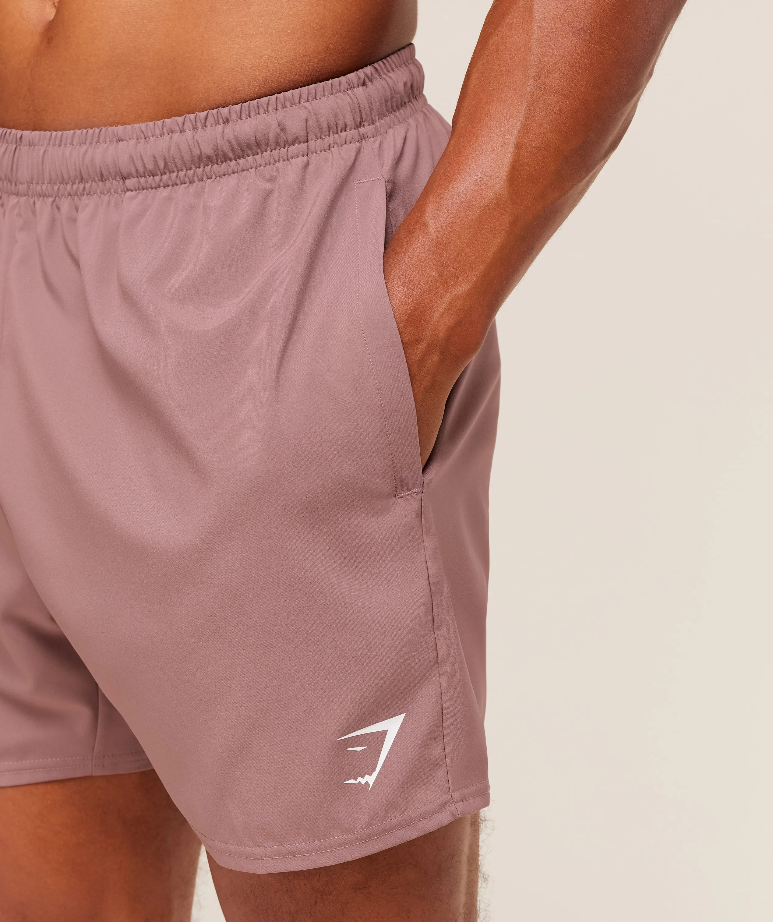 Gymshark Arrival 5" Shorts - Chestnut Pink sold by Gymshark product image thumbnail 4