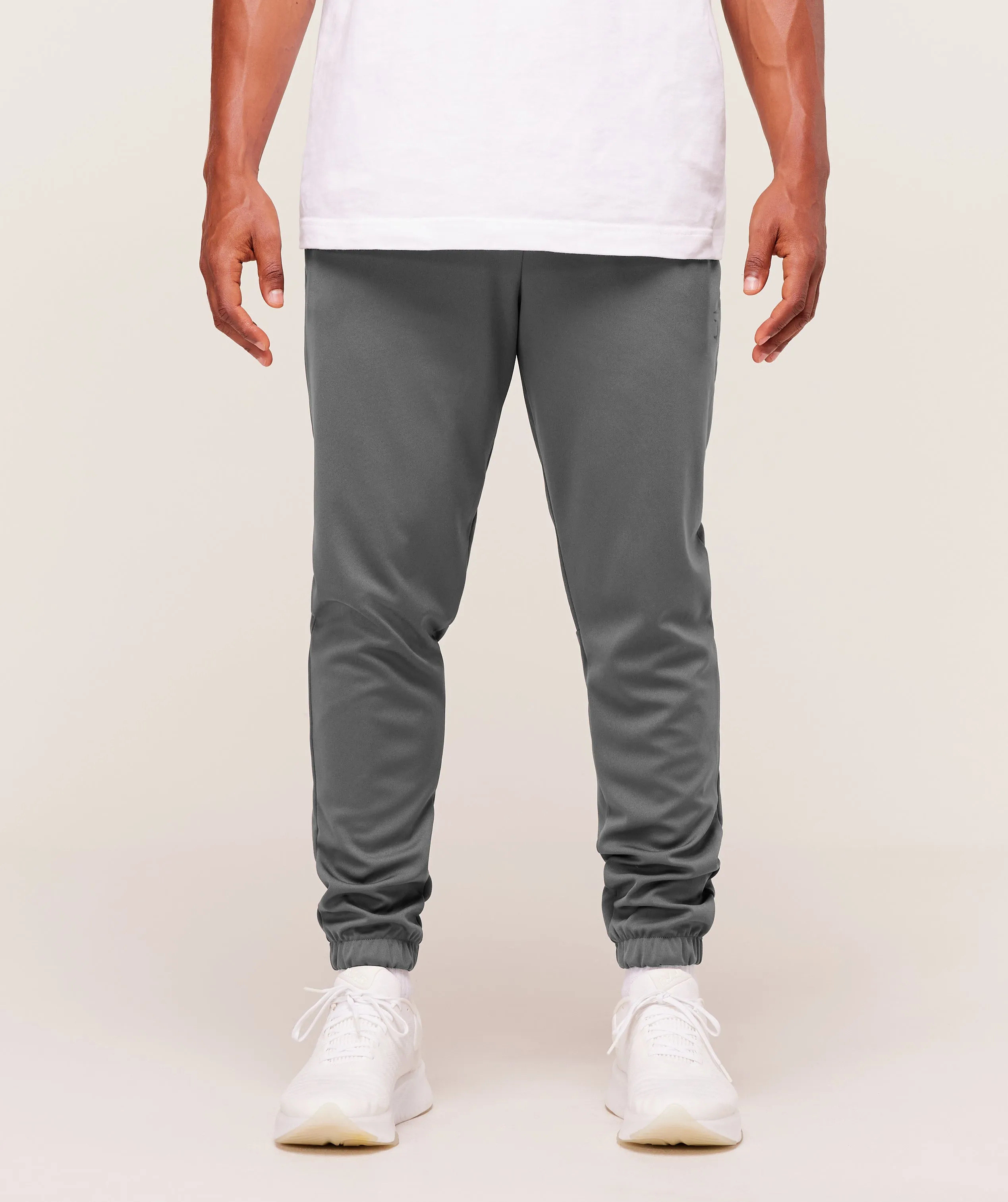 Gymshark Arrival Knit Block Joggers - Dark Grey sold by Gymshark