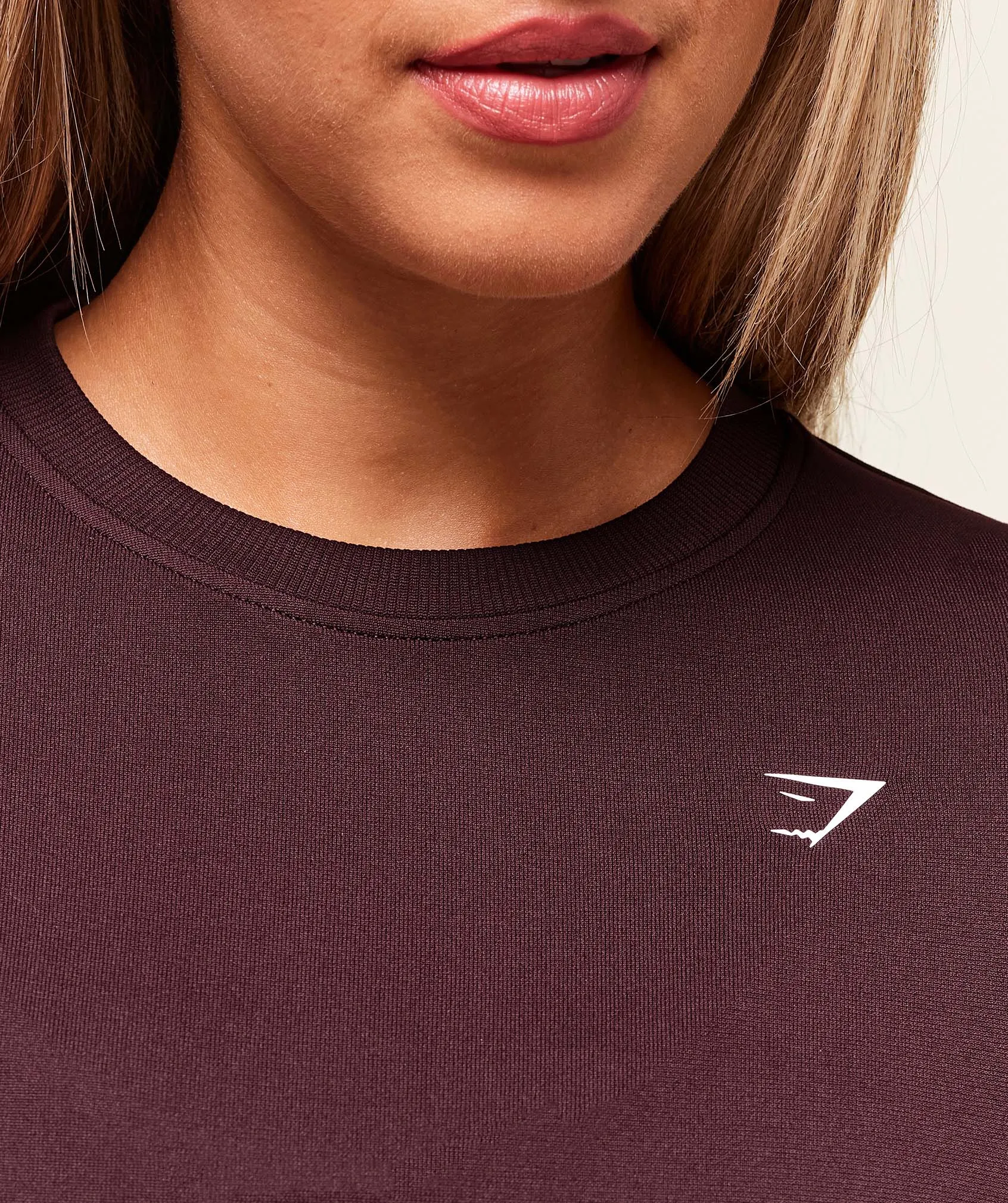 Gymshark Everyday Seamless Long Sleeve Top - Cherry Purple sold by Gymshark product image thumbnail 5