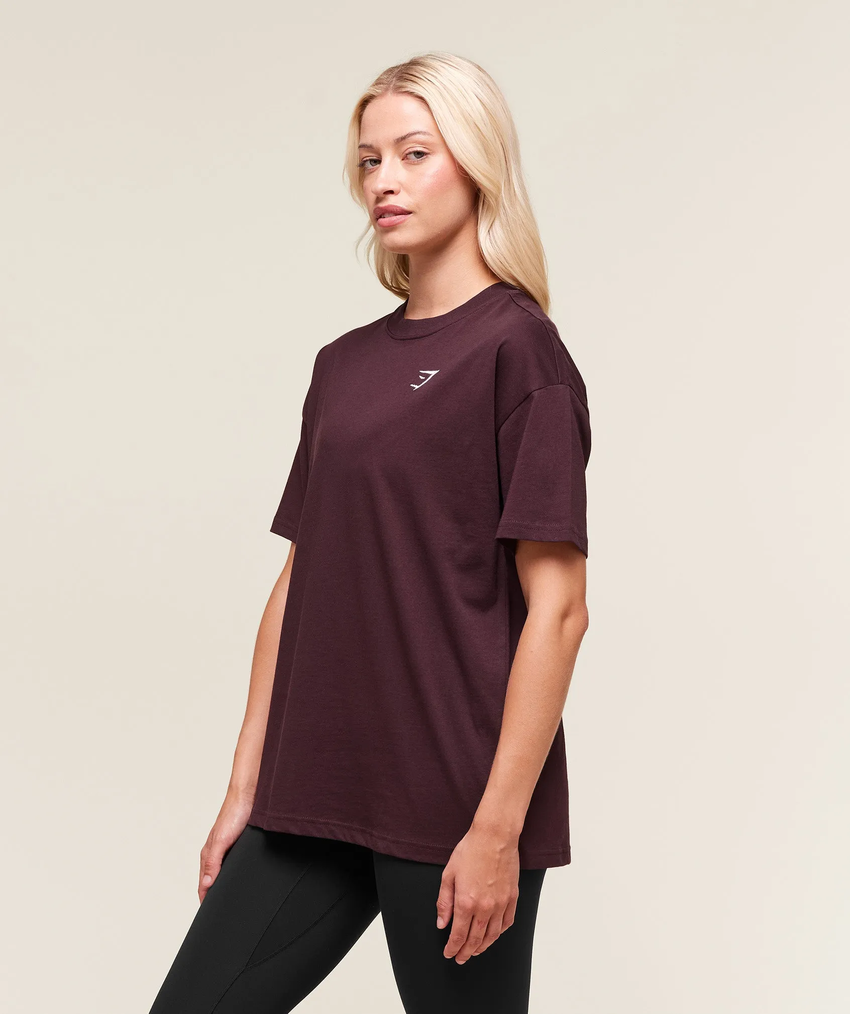 Gymshark Training Oversized T-Shirt - Cherry Purple sold by Gymshark product image thumbnail 3