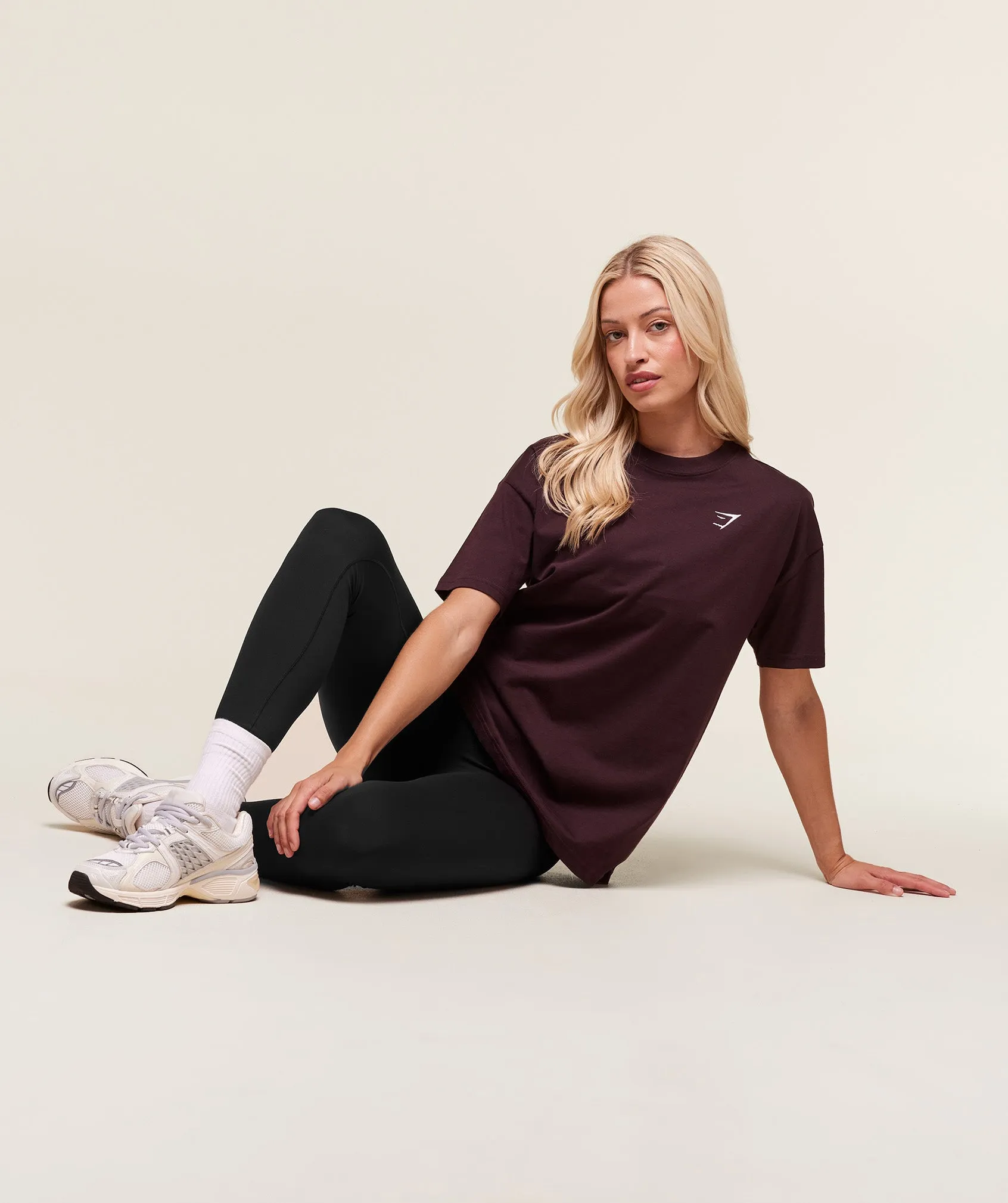Gymshark Training Oversized T-Shirt - Cherry Purple sold by Gymshark product image thumbnail 4
