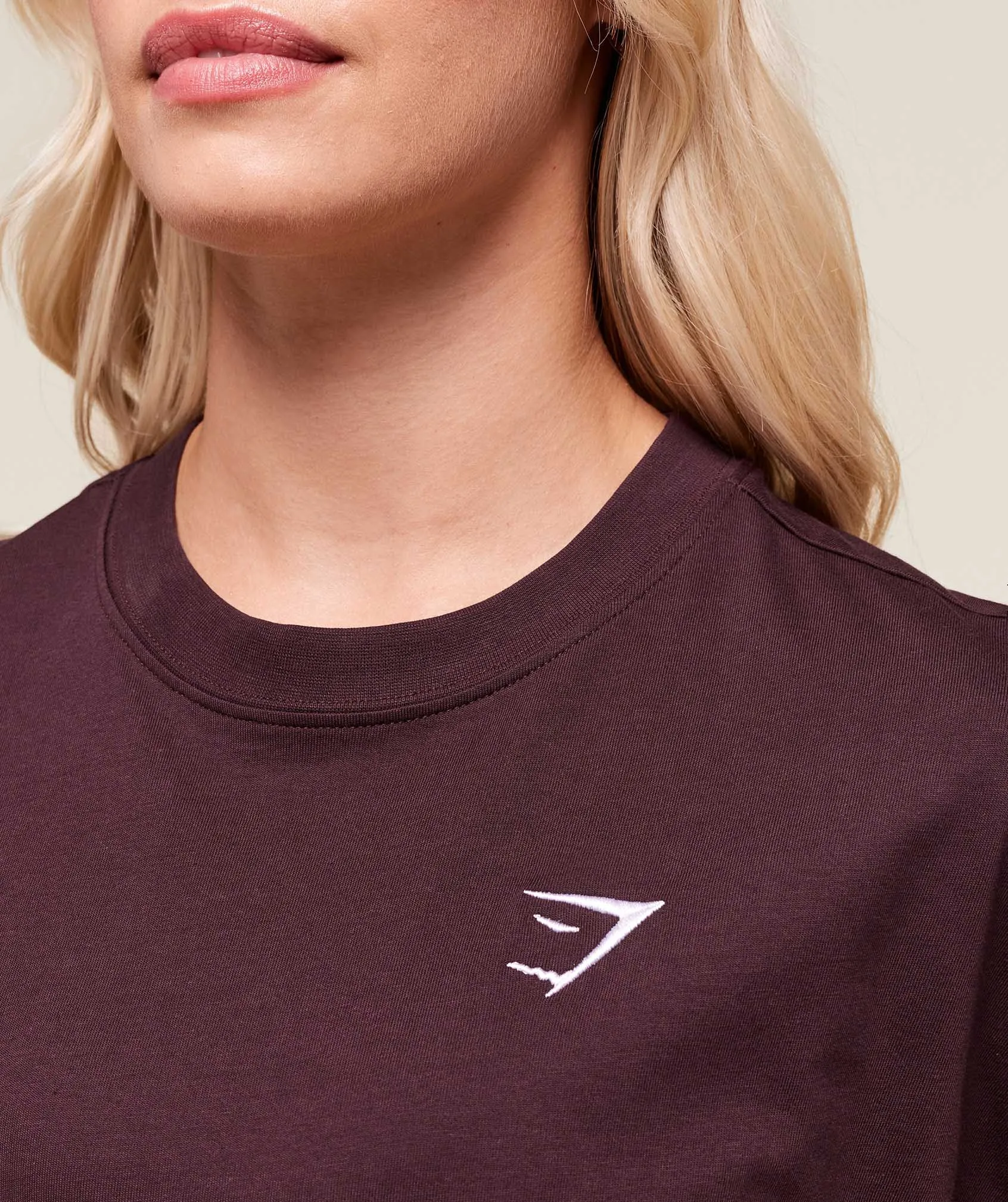 Gymshark Training Oversized T-Shirt - Cherry Purple sold by Gymshark product image thumbnail 5