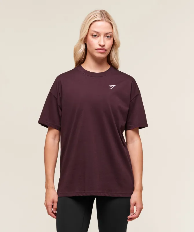 Gymshark Training Oversized T-Shirt - Cherry Purple sold by Gymshark