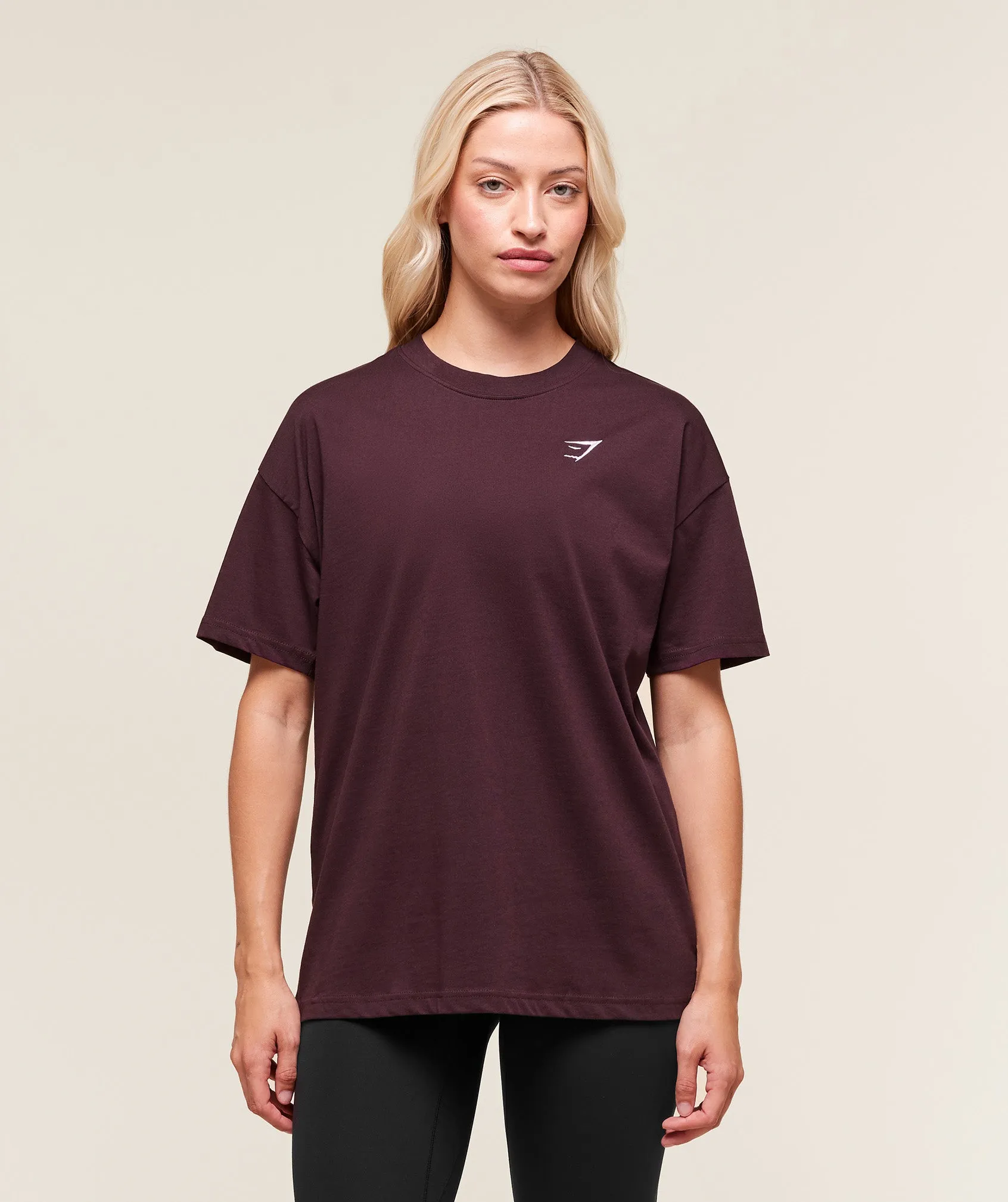 Gymshark Training Oversized T-Shirt - Cherry Purple sold by Gymshark