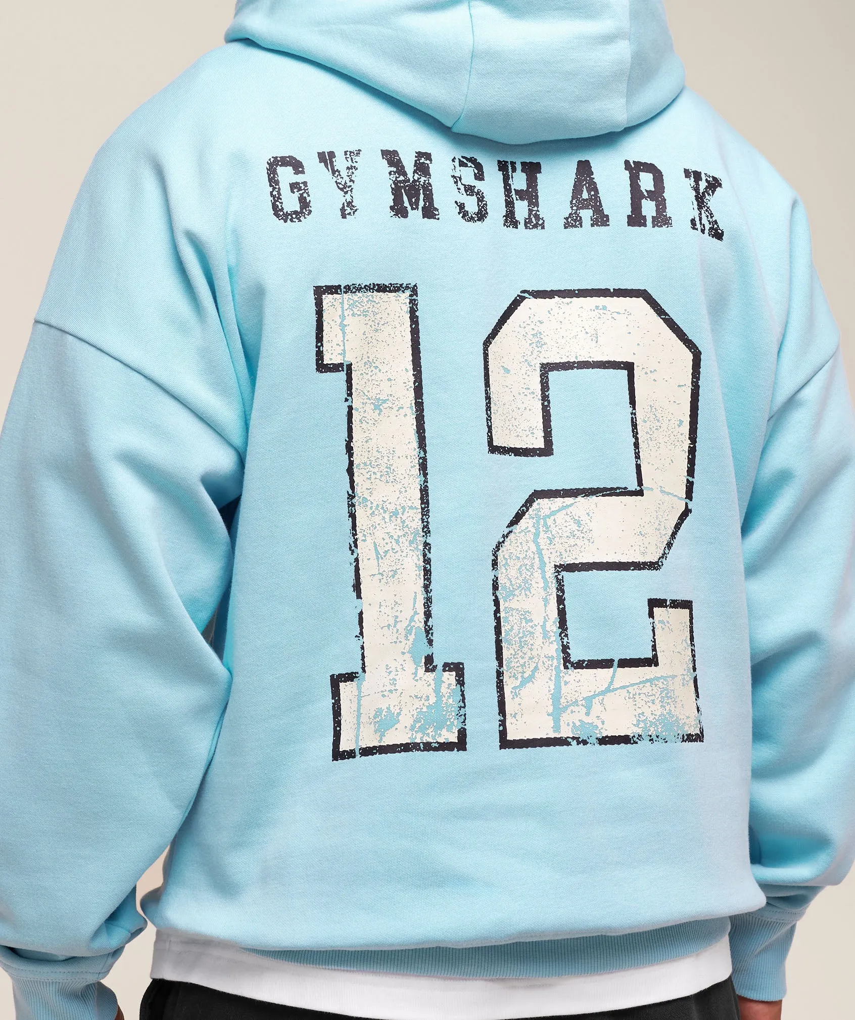 Gymshark Campus Hoodie - Athletic Light Blue sold by Gymshark product image thumbnail 4