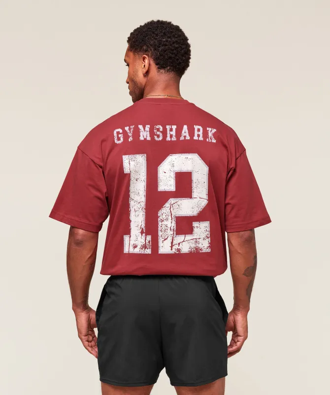 Gymshark Campus T-Shirt - Athletic Burgundy made by Gymshark