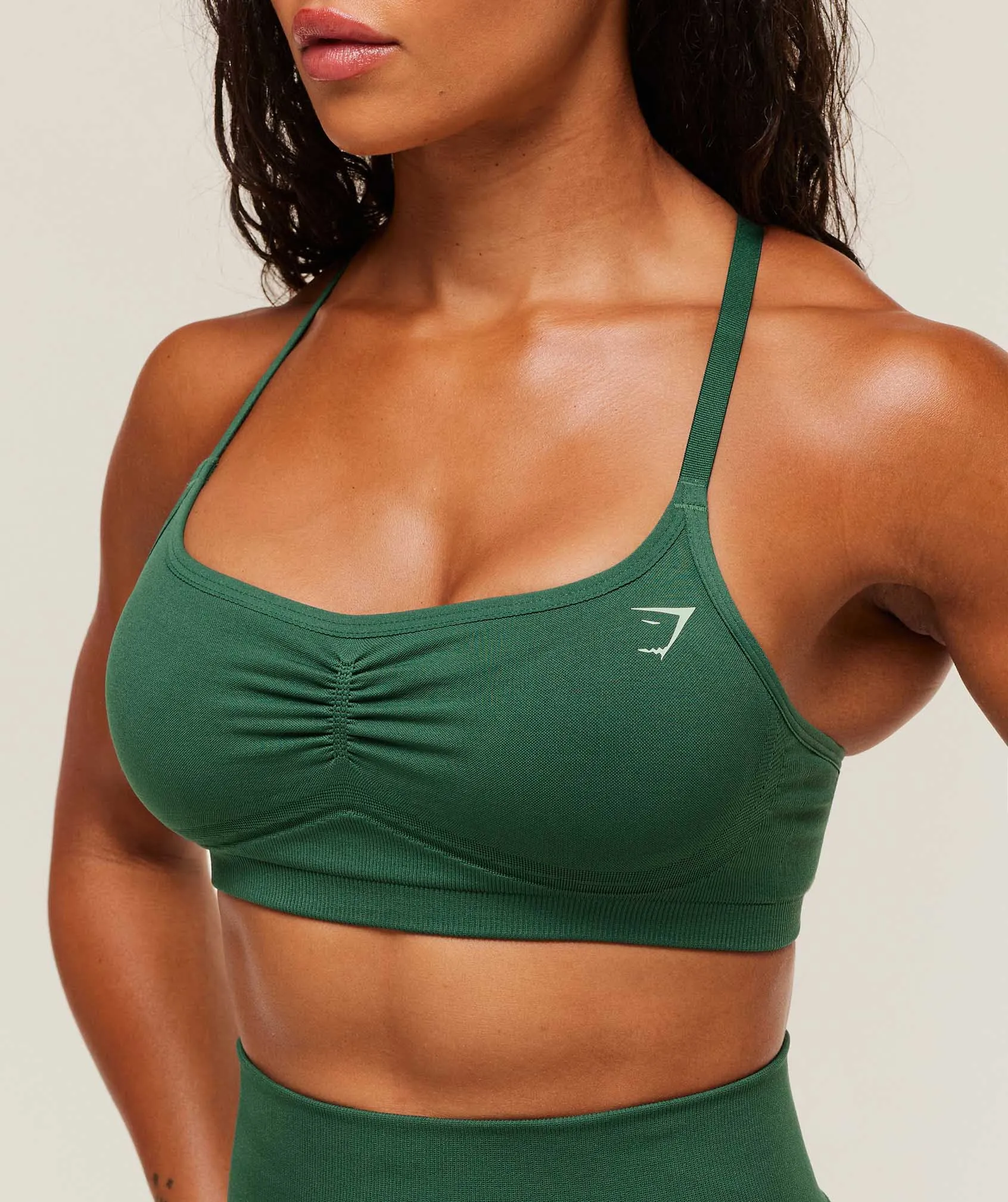 Gymshark Lift Seamless Sports Bra - Lift Green/Lift Green Marl sold by Gymshark product image thumbnail 5