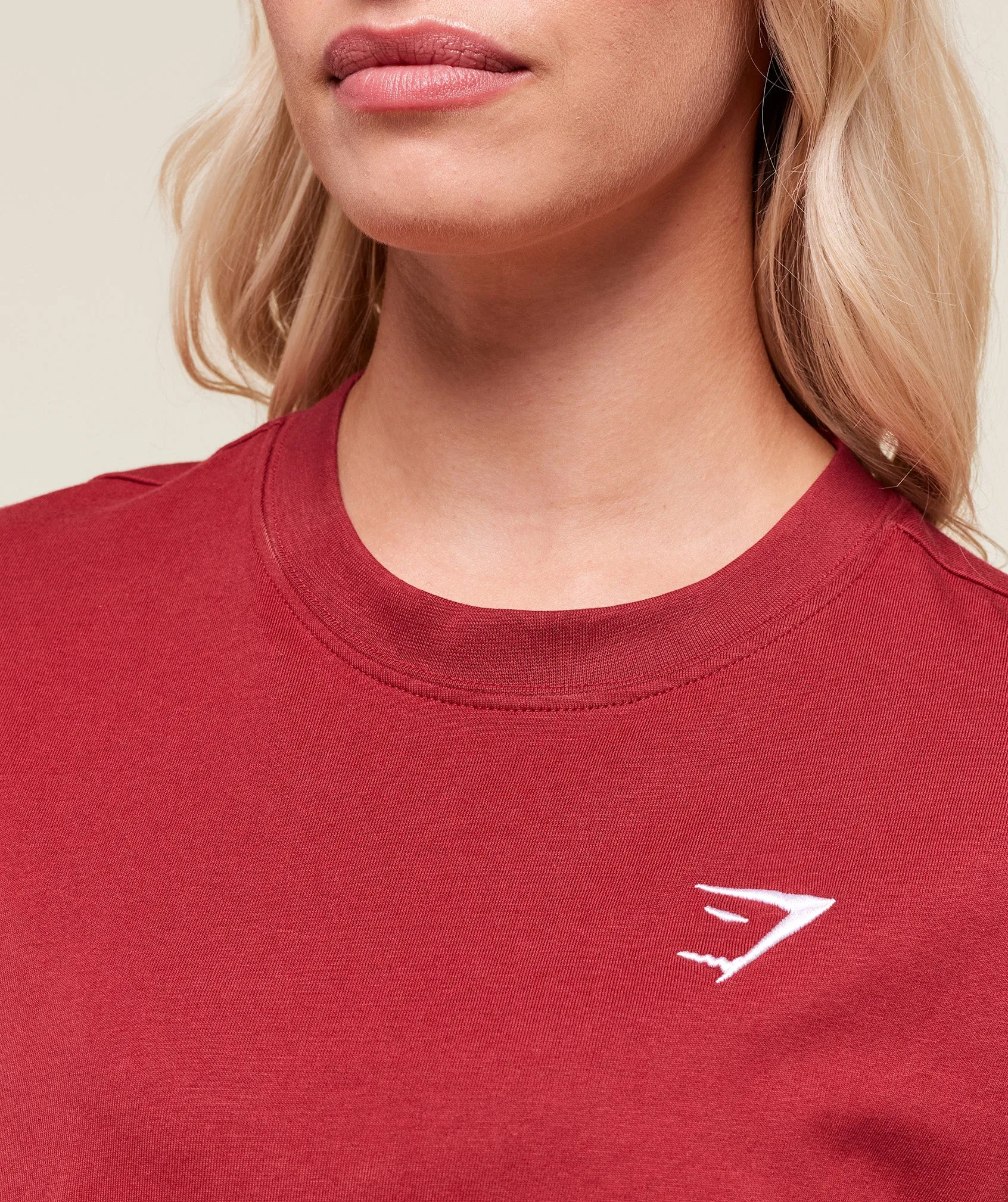 Gymshark Training Oversized T-Shirt - Athletic Burgundy sold by Gymshark product image thumbnail 5