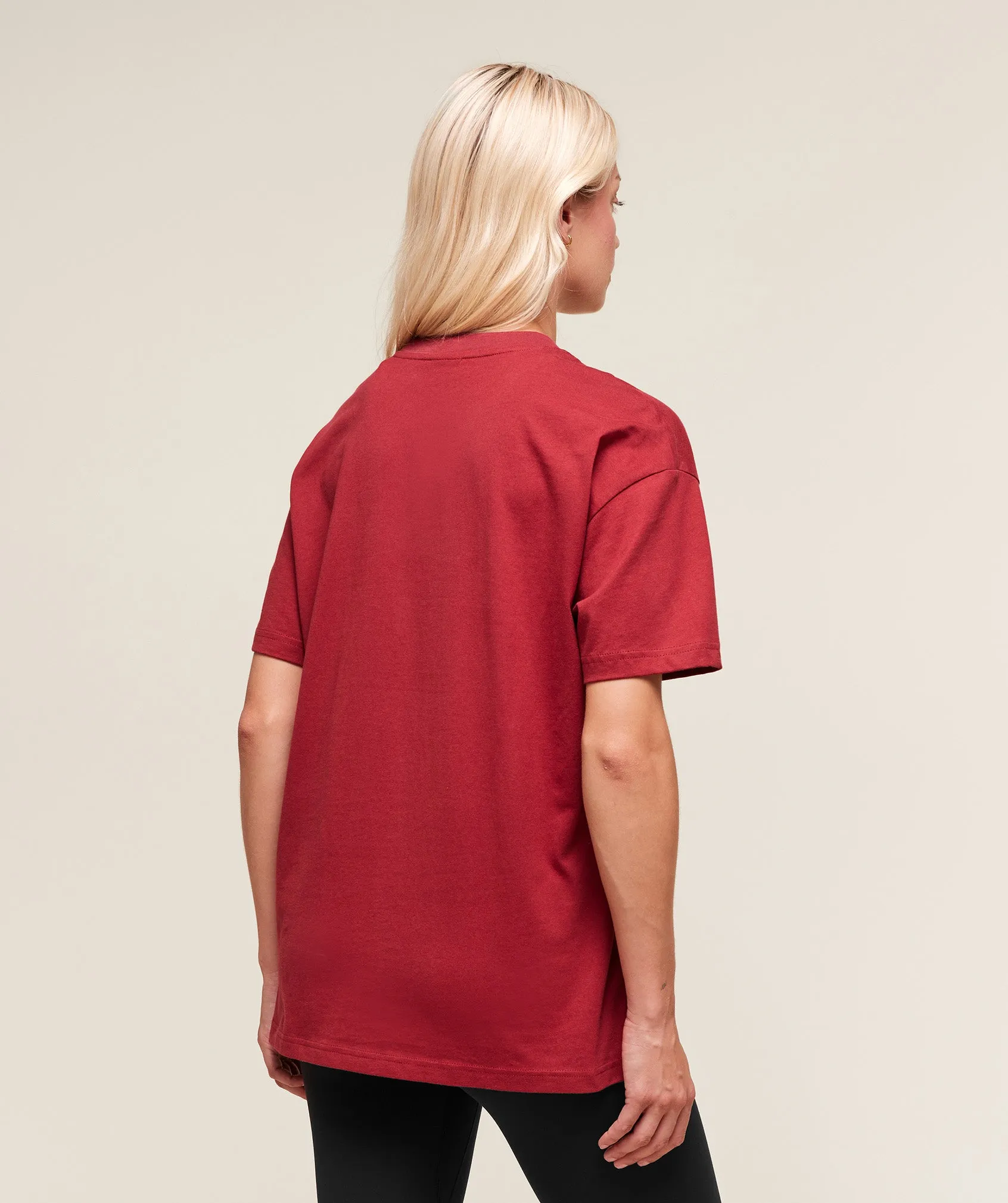 Gymshark Training Oversized T-Shirt - Athletic Burgundy sold by Gymshark product image thumbnail 2