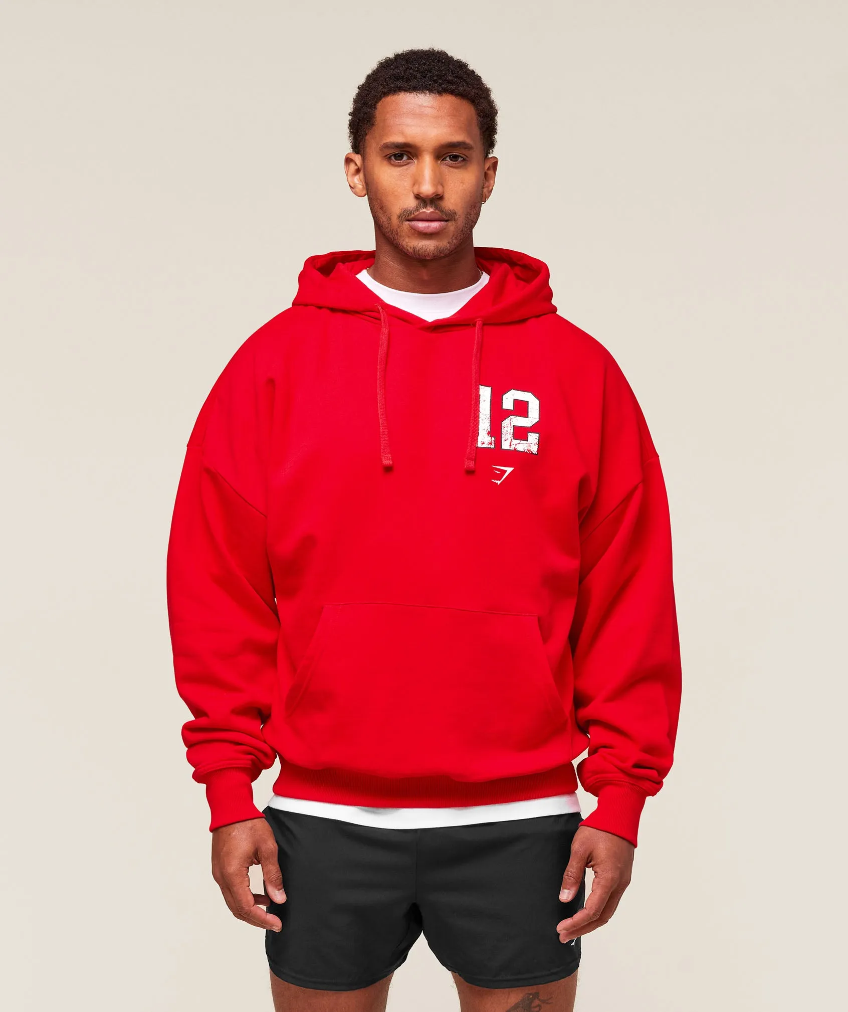 Gymshark Campus Hoodie - Athletic Red sold by Gymshark product image thumbnail 2