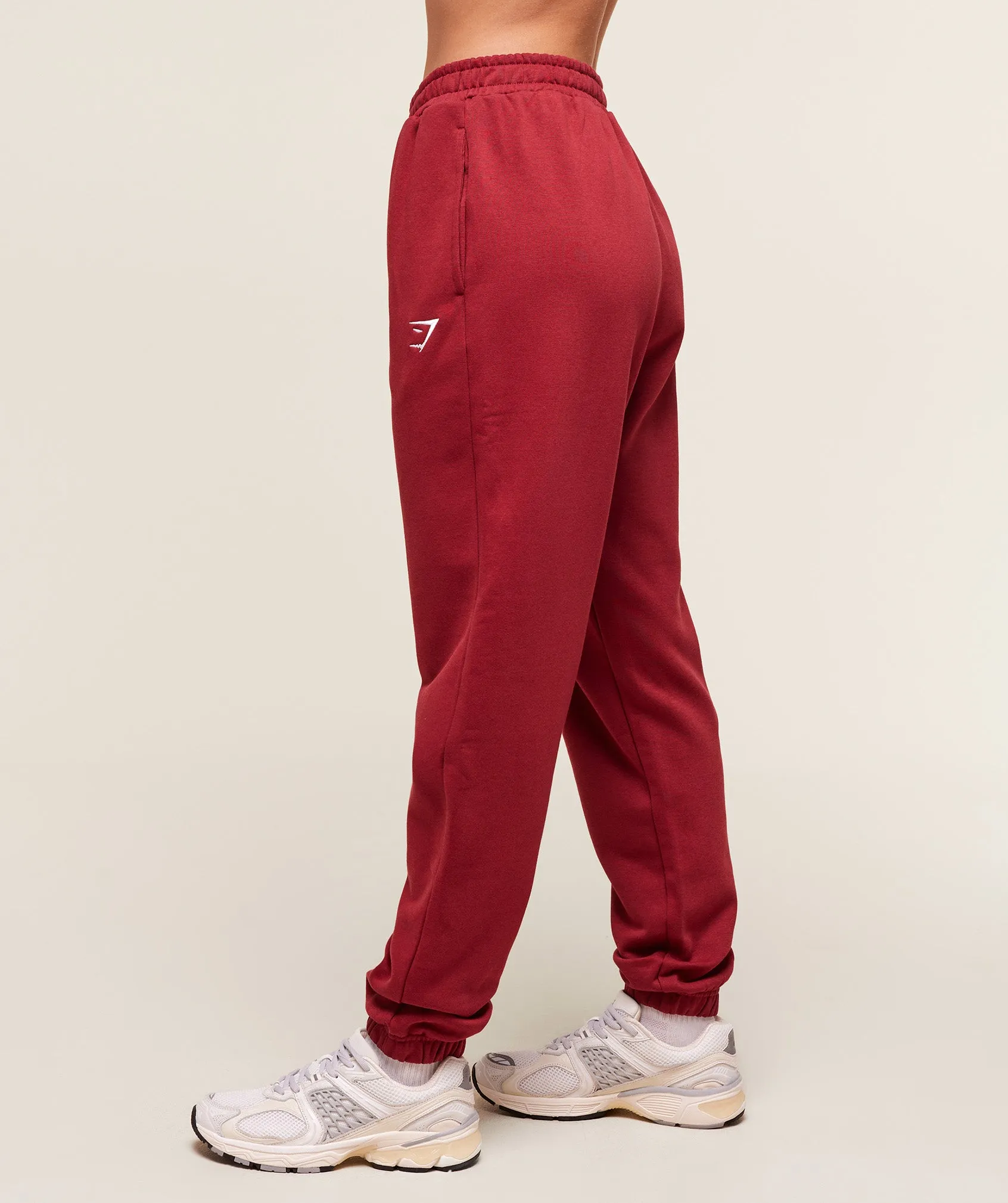 Gymshark Training Fleece Joggers - Athletic Burgundy sold by Gymshark product image thumbnail 3