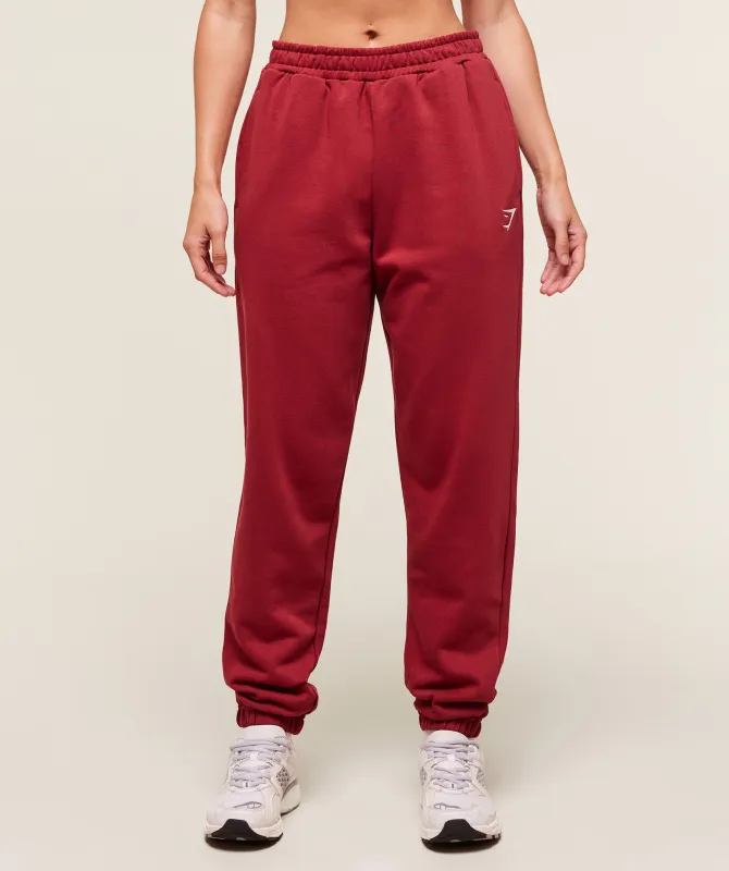 Gymshark Training Fleece Joggers - Athletic Burgundy sold by Gymshark