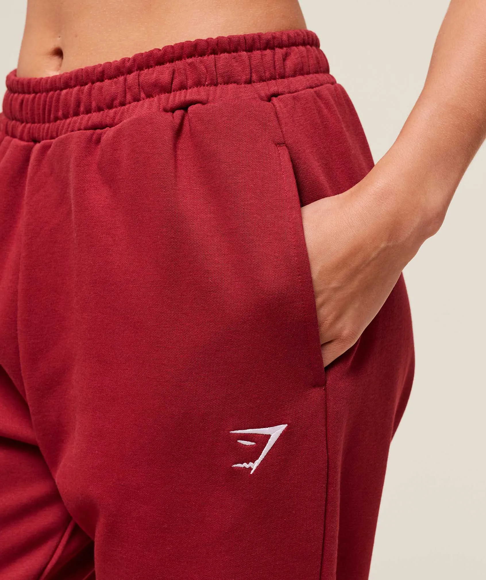 Gymshark Training Fleece Joggers - Athletic Burgundy sold by Gymshark product image thumbnail 5