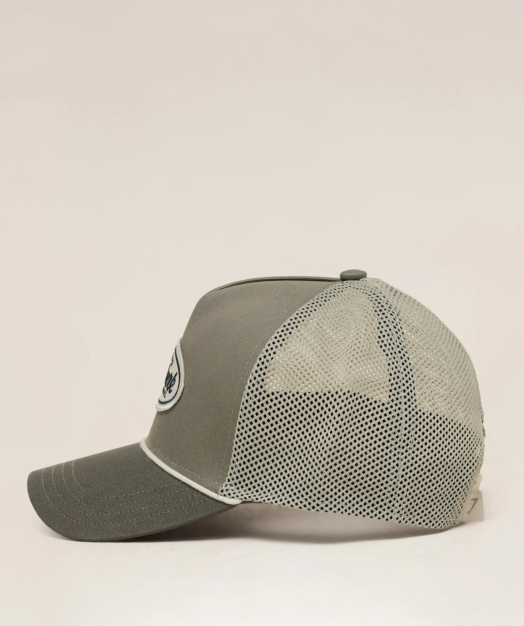 Gymshark Trucker Cap - Linen Brown/Camo Brown/Pebble Grey sold by Gymshark product image thumbnail 2