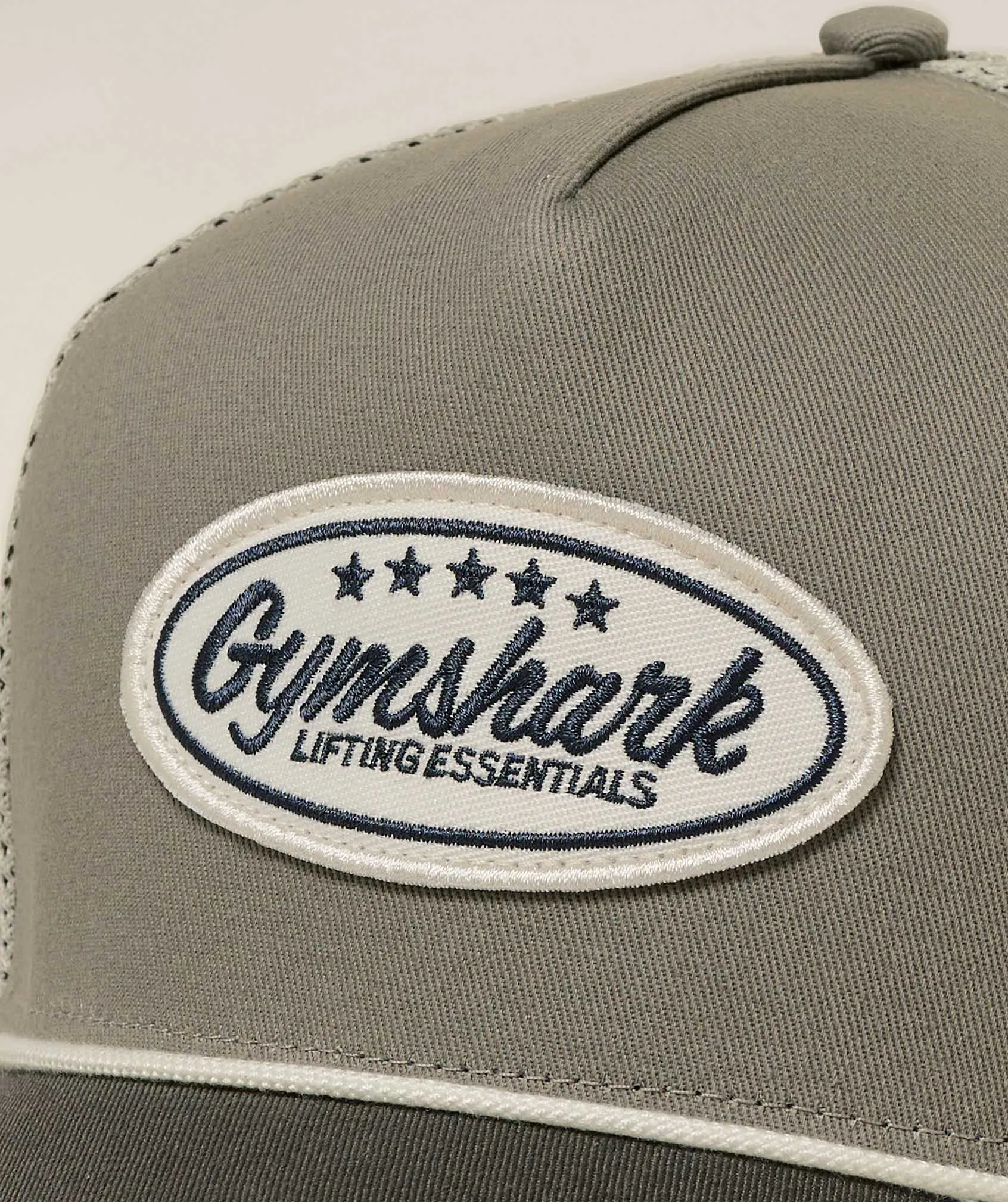 Gymshark Trucker Cap - Linen Brown/Camo Brown/Pebble Grey sold by Gymshark product image thumbnail 3