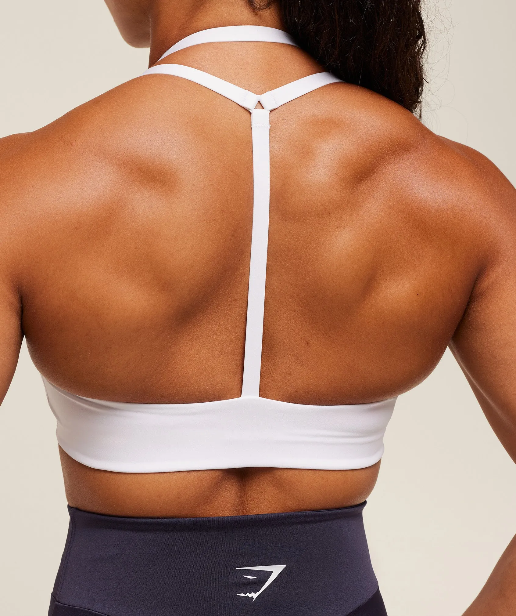 Gymshark Reps T Back Sports Bra - White sold by Gymshark product image thumbnail 5
