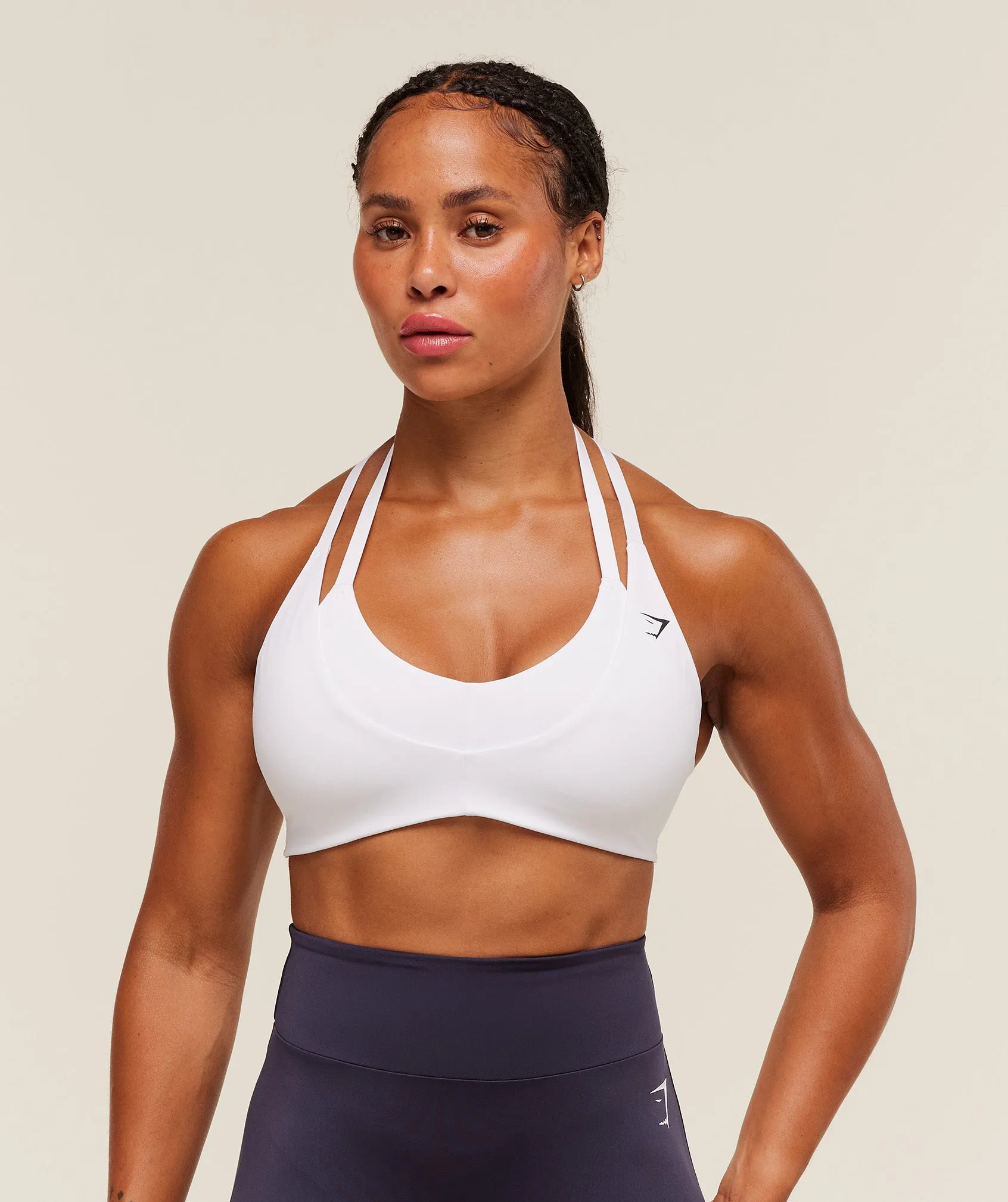 Gymshark Reps T Back Sports Bra - White sold by Gymshark