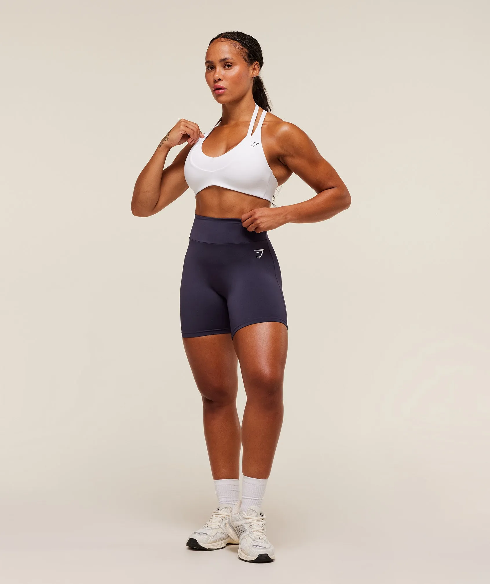 Gymshark Reps T Back Sports Bra - White sold by Gymshark product image thumbnail 4