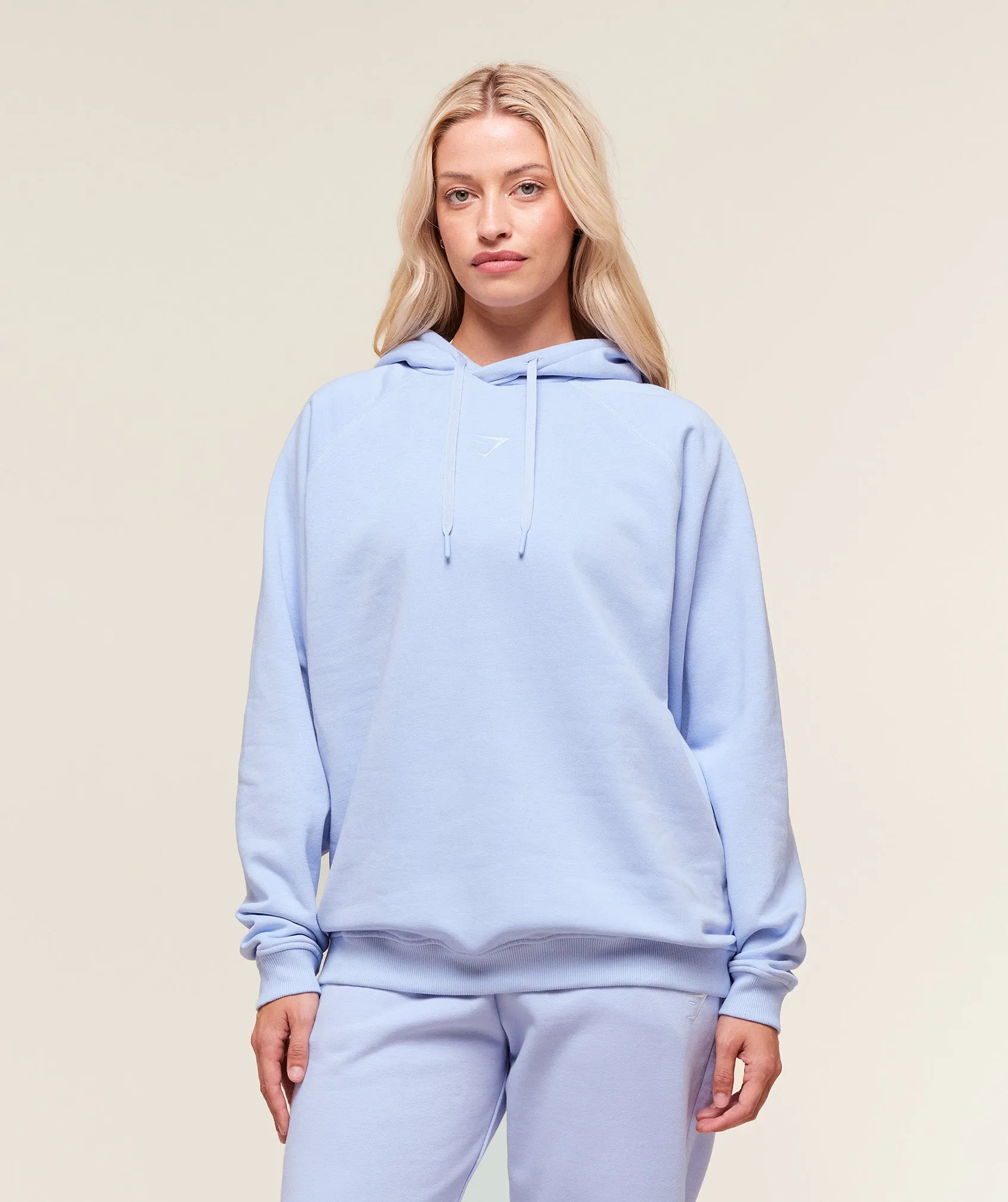 Gymshark Training Oversized Fleece Hoodie - Peri Blue sold by Gymshark