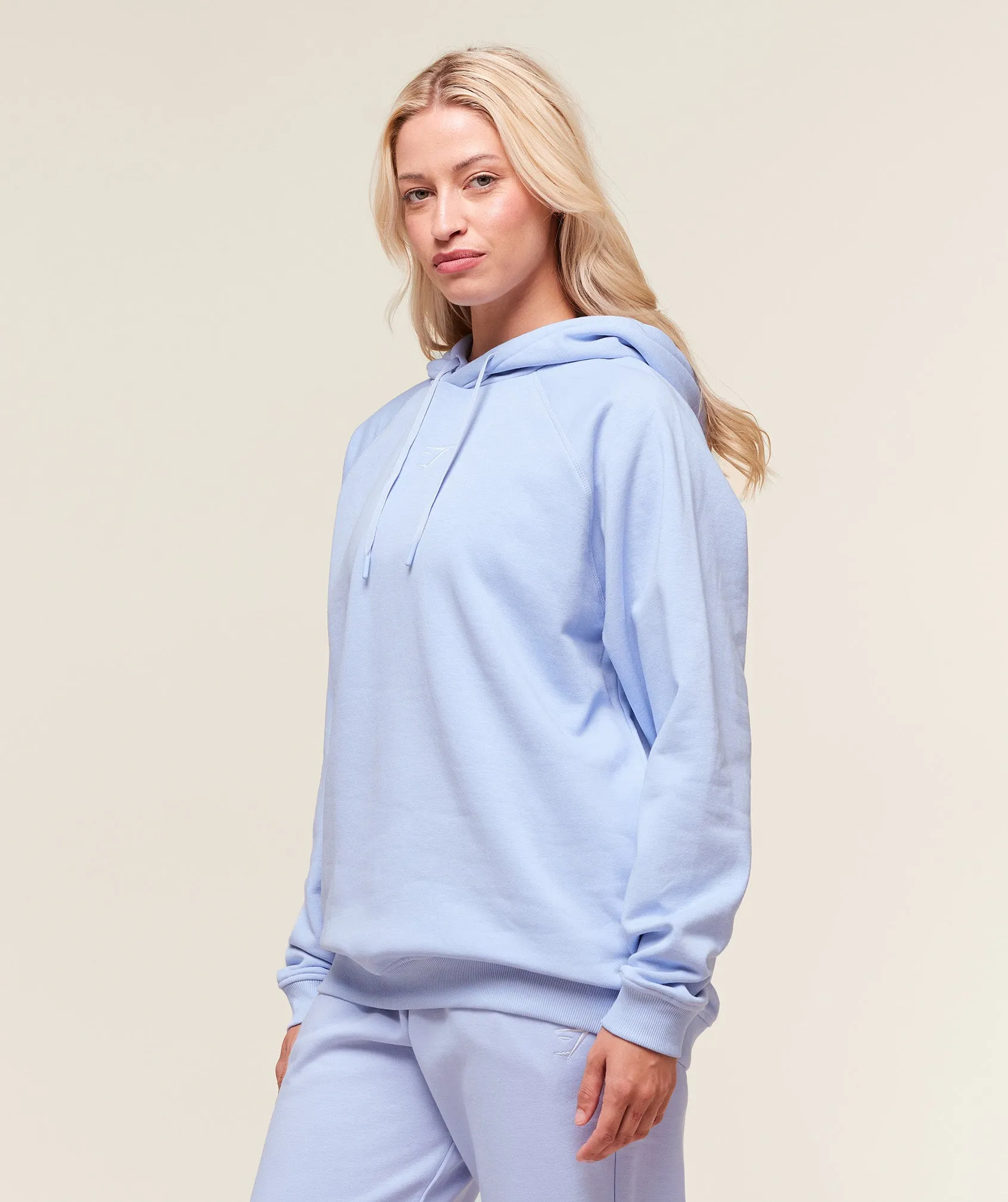 Gymshark Training Oversized Fleece Hoodie - Peri Blue sold by Gymshark product image thumbnail 3