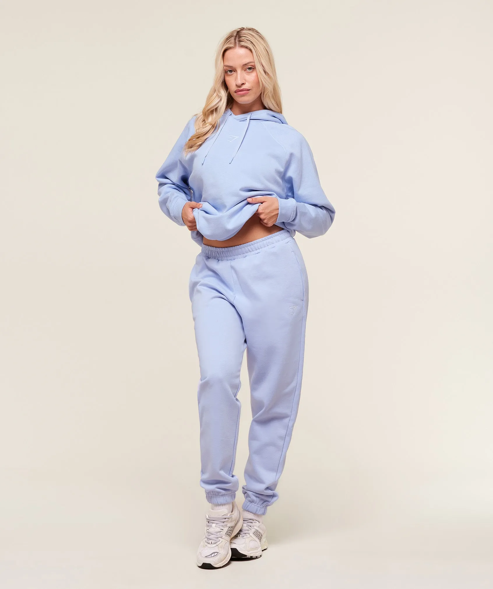 Gymshark Training Oversized Fleece Hoodie - Peri Blue sold by Gymshark product image thumbnail 5
