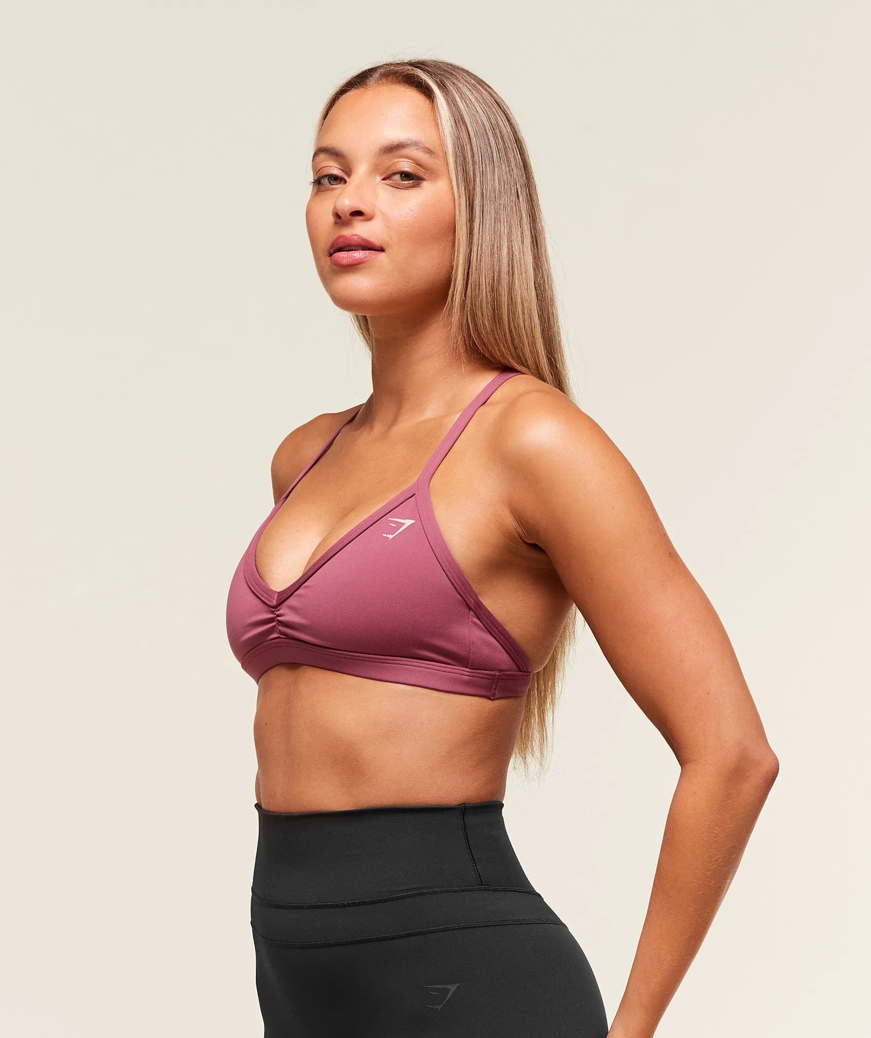 Gymshark Minimal Sports Bra - Reset Pink sold by Gymshark product image thumbnail 3