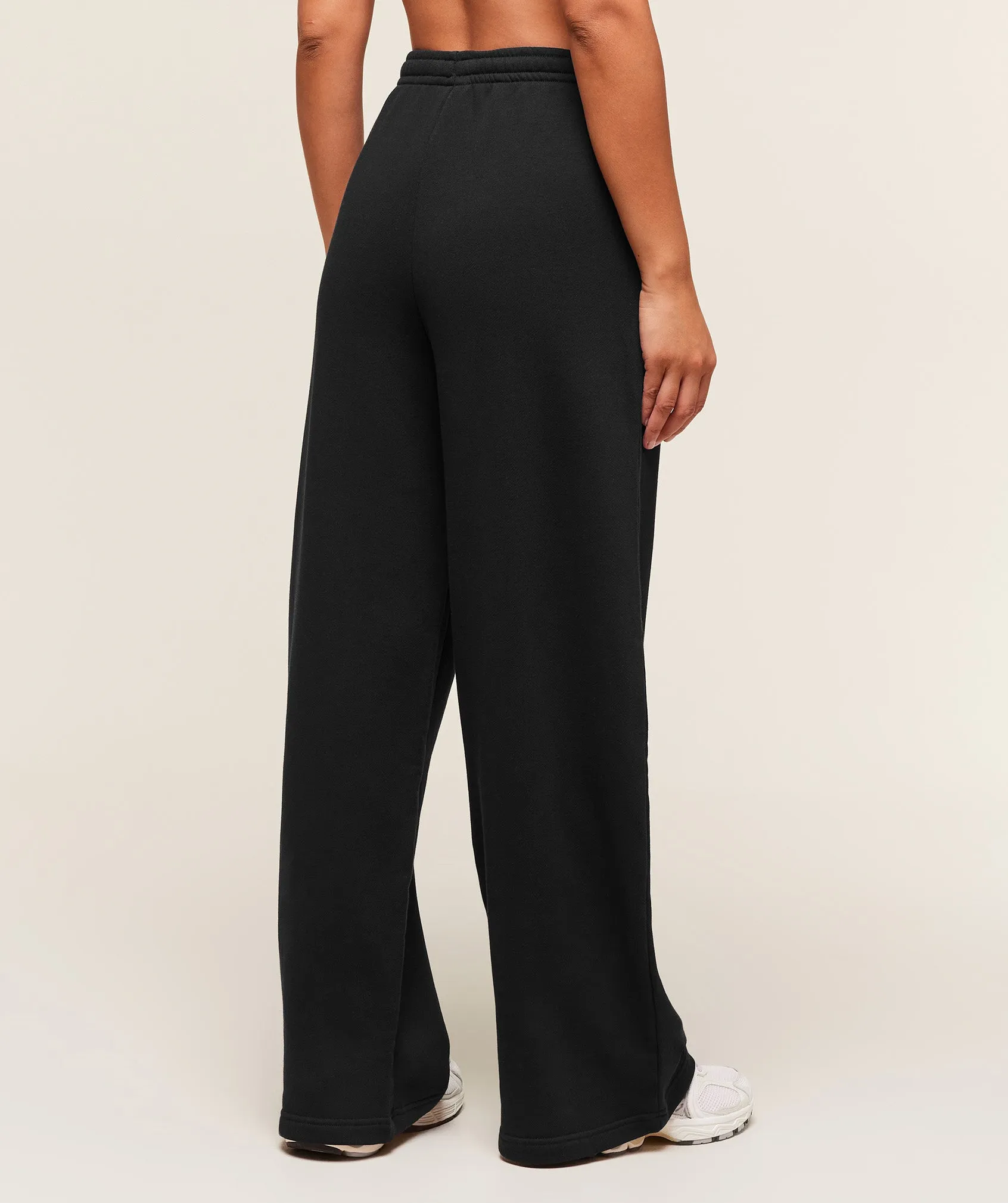 Gymshark Rest Day Sweats 2.0 Wide Leg Jogger - Black sold by Gymshark product image thumbnail 3