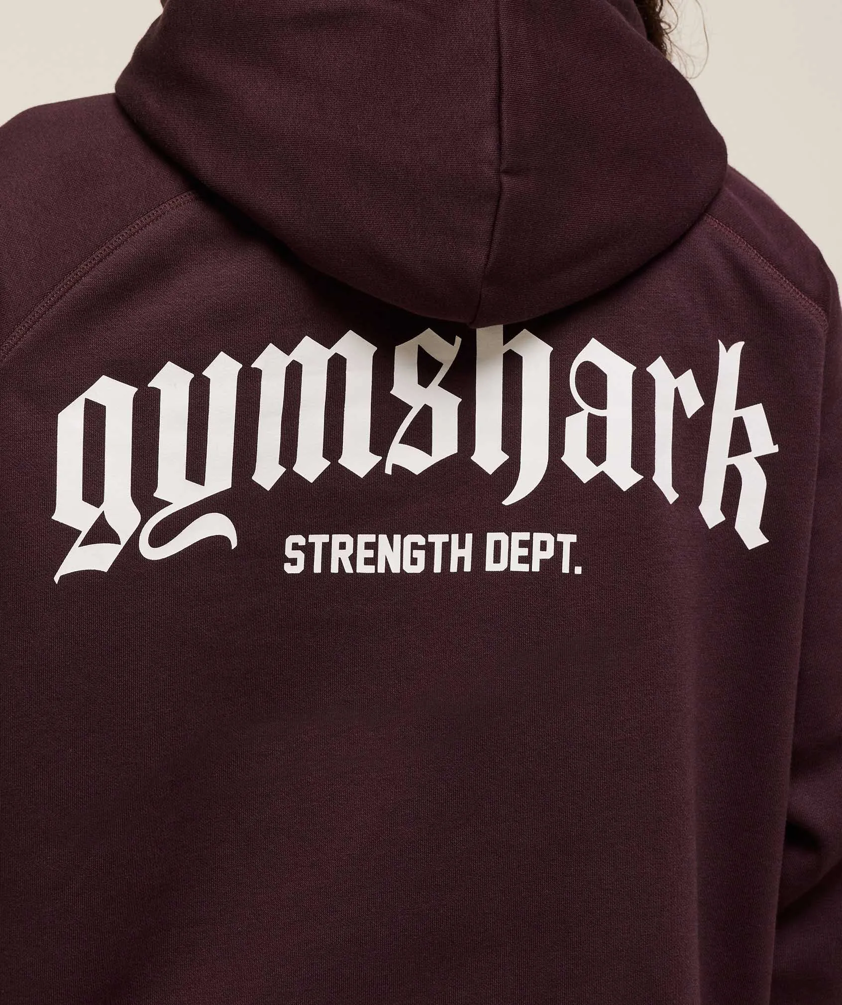 Gymshark Strength Department Oversized Hoodie - Cherry Purple sold by Gymshark product image thumbnail 4