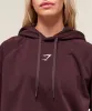 Gymshark Training Oversized Fleece Hoodie - Cherry Purple sold by Gymshark