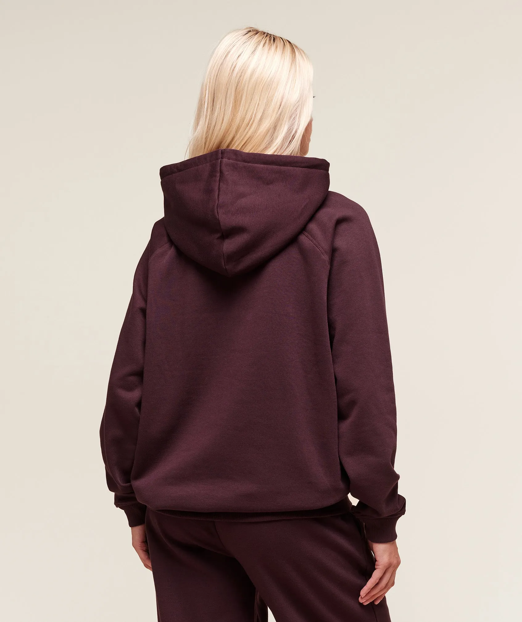 Gymshark Training Oversized Fleece Hoodie - Cherry Purple sold by Gymshark product image thumbnail 2