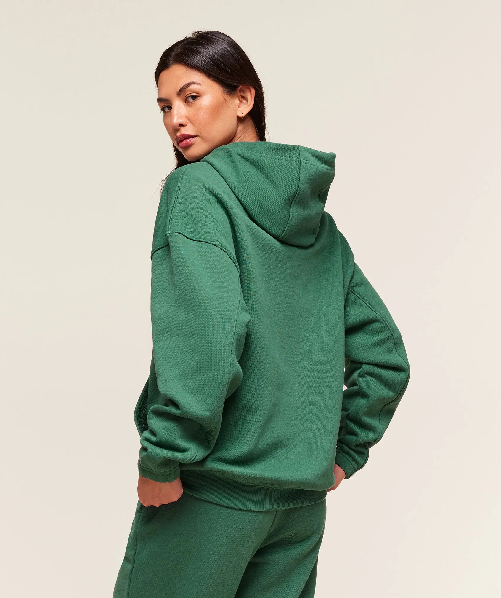 Gymshark Rest Day Sweats 2.0 Oversized Hoodie - Lift Green sold by Gymshark product image thumbnail 2