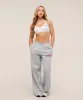 Gymshark Strength Department Wide Leg Joggers - Light Grey Core Marl sold by Gymshark