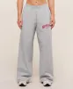 Gymshark Strength Department Wide Leg Joggers - Light Grey Core Marl sold by Gymshark