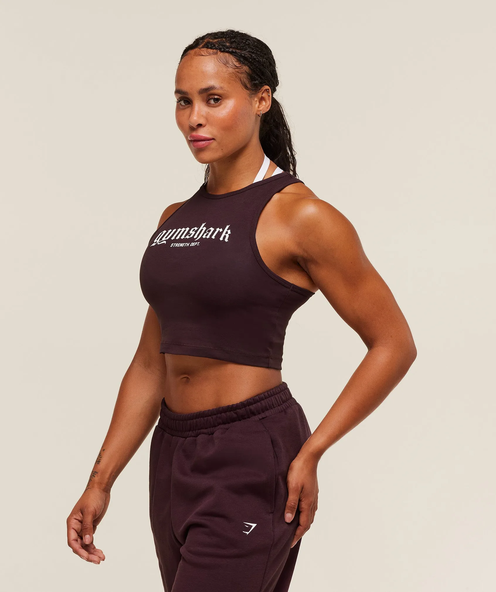 Gymshark Strength Department Tank - Cherry Purple sold by Gymshark product image thumbnail 3