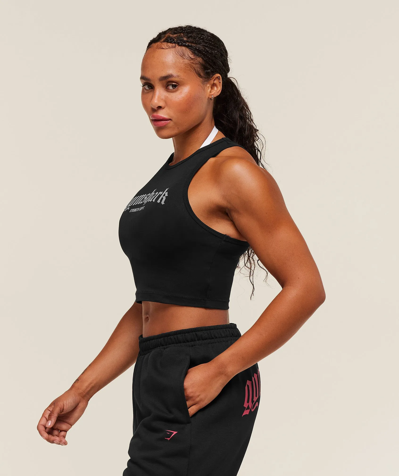 Gymshark Strength Department Tank - Black sold by Gymshark product image thumbnail 3
