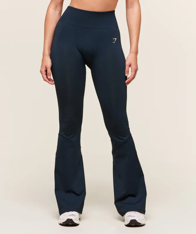 Gymshark Everyday Seamless Flared Legging - Navy sold by Gymshark