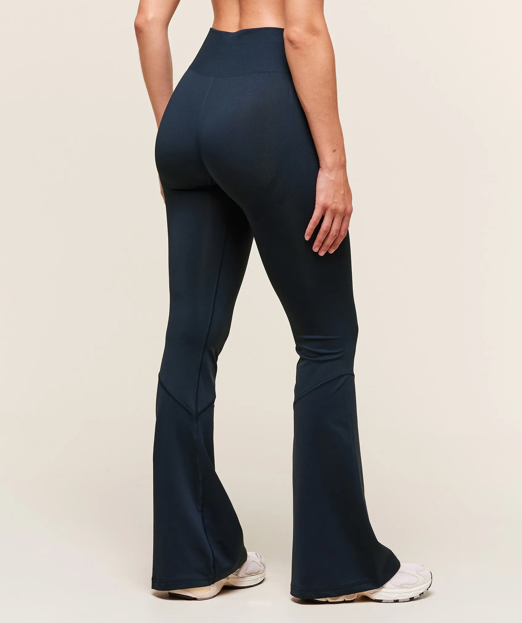 Gymshark Everyday Seamless Flared Legging - Navy sold by Gymshark product image thumbnail 2