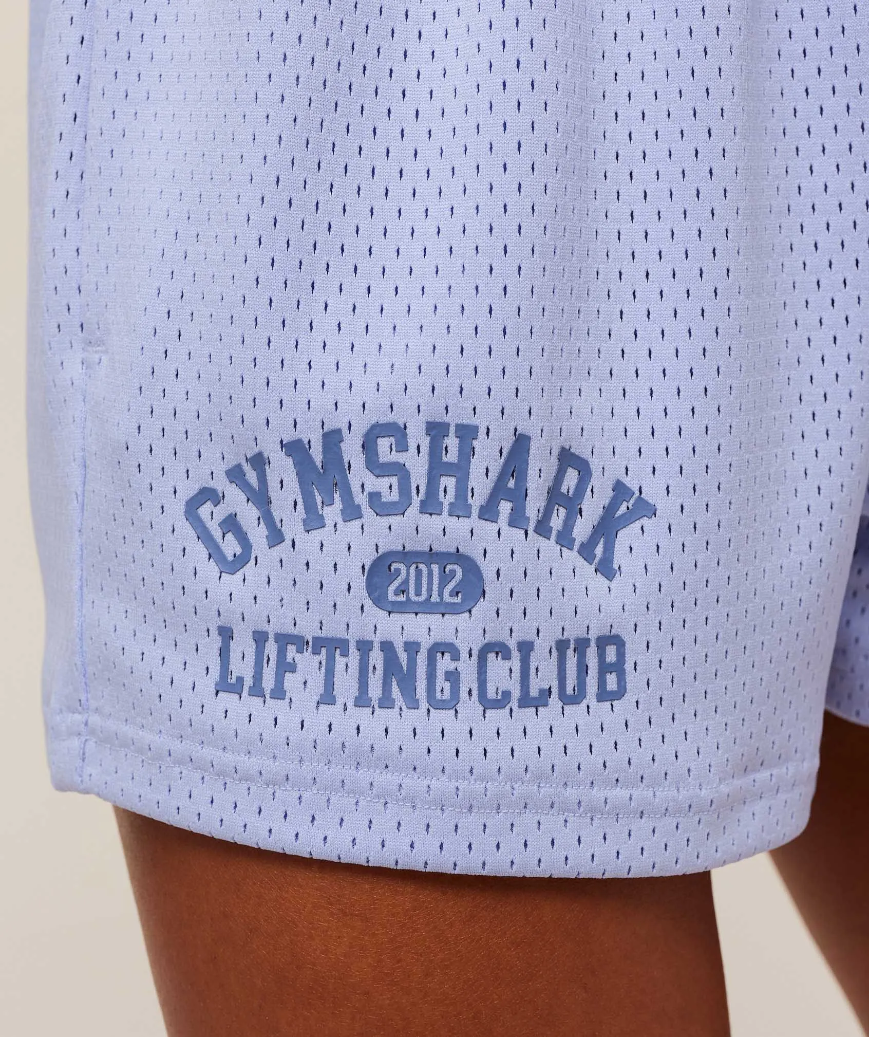 Gymshark Lifting Club Mesh Shorts - Peri Blue sold by Gymshark product image thumbnail 4