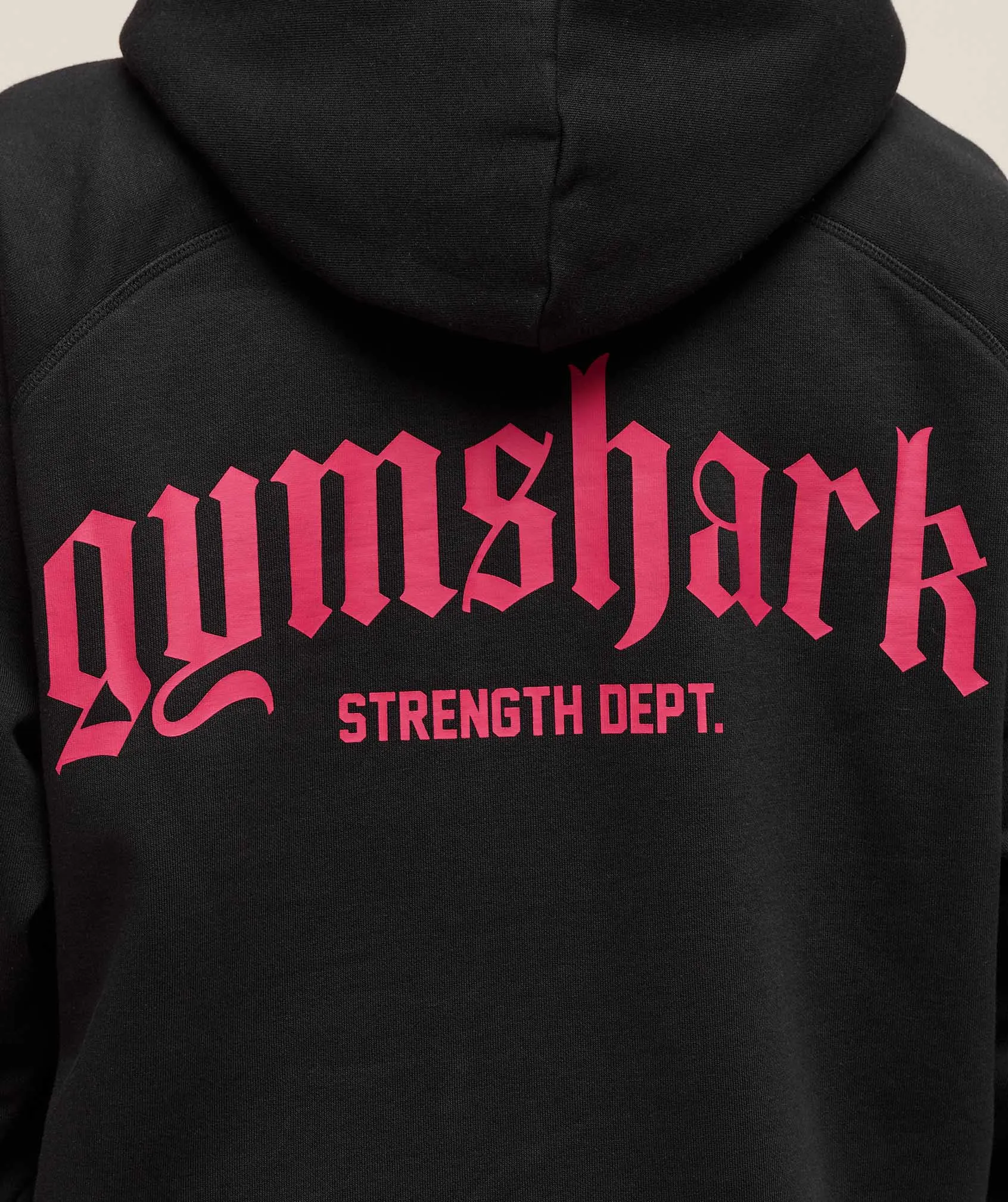 Gymshark Strength Department Oversized Hoodie - Black sold by Gymshark product image thumbnail 4