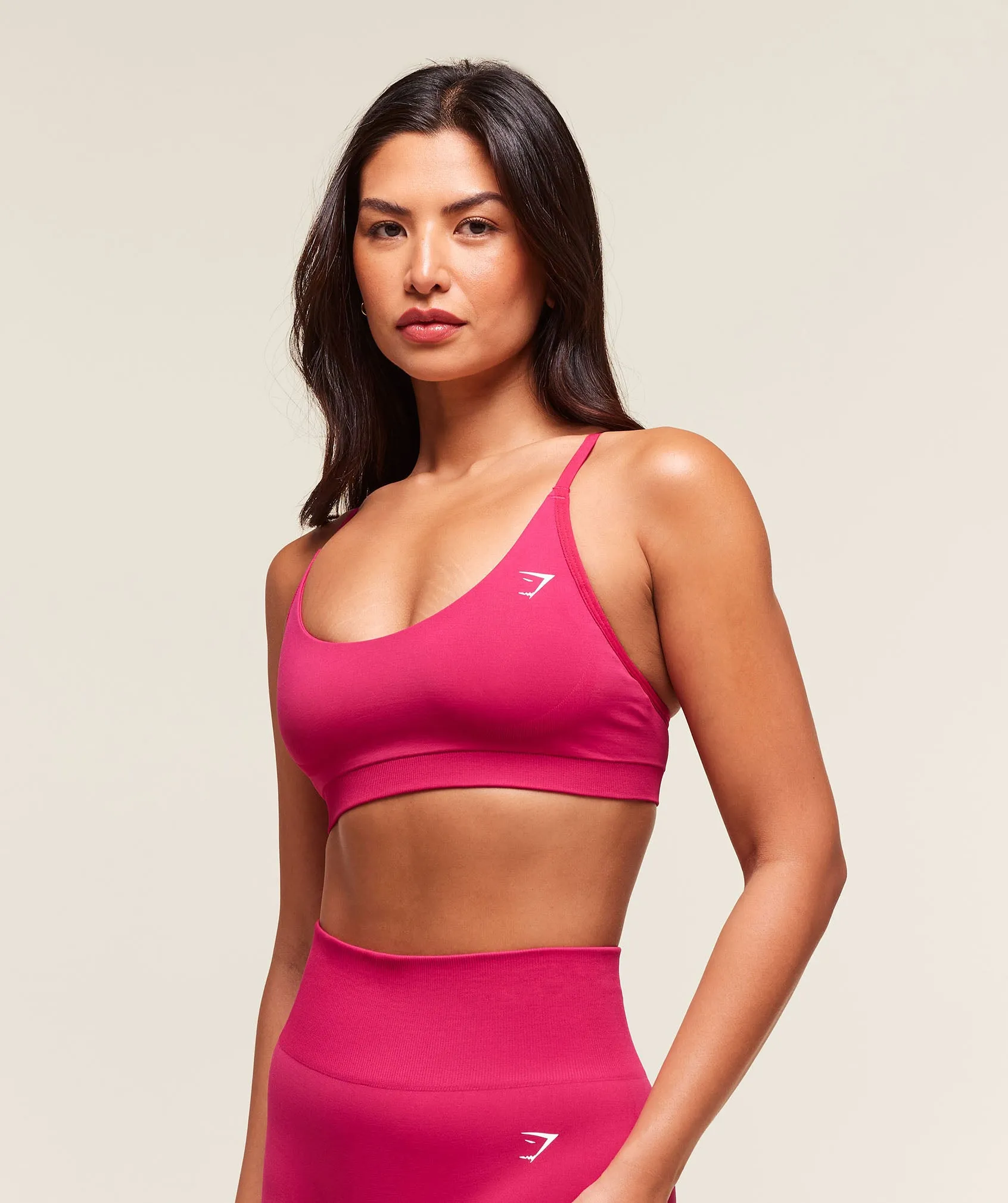 Gymshark Everyday Seamless Racerback Sports Bra - Build Pink sold by Gymshark product image thumbnail 3