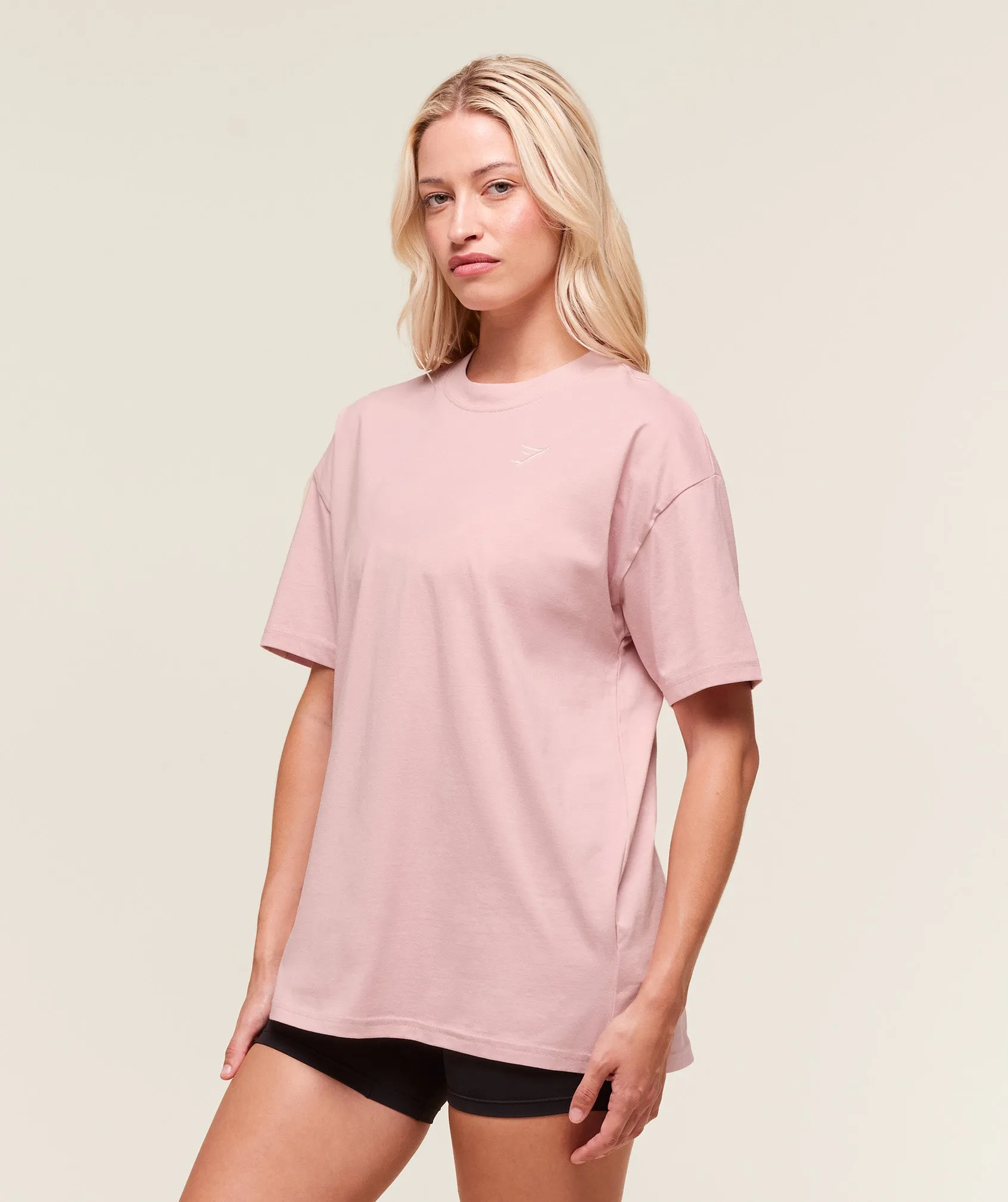 Gymshark Training Oversized T-Shirt - Cloud Pink sold by Gymshark product image thumbnail 3