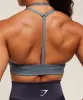 Gymshark Reps T Back Sports Bra - Iron Blue/Pantone Midnight Navy sold by Gymshark