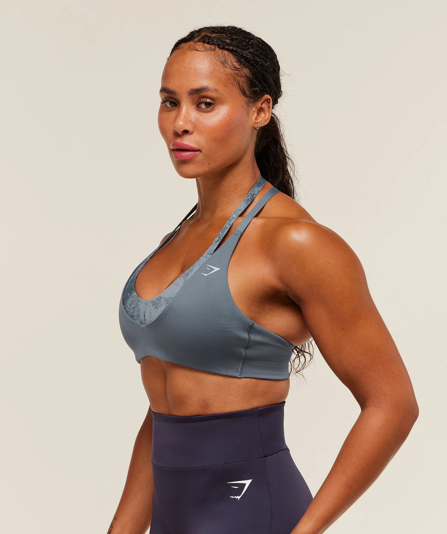 Gymshark Reps T Back Sports Bra - Iron Blue/Pantone Midnight Navy sold by Gymshark product image thumbnail 3