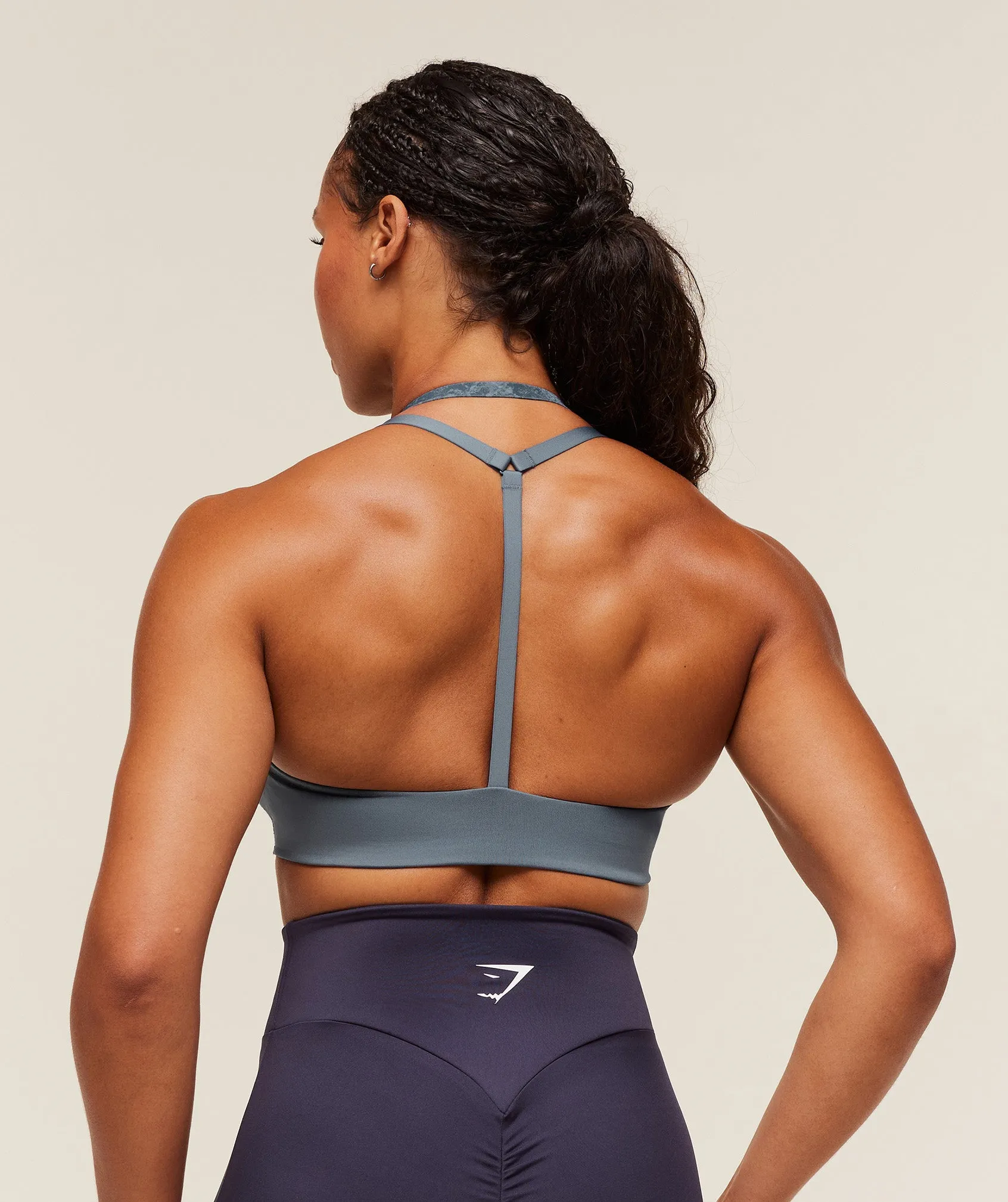 Gymshark Reps T Back Sports Bra - Iron Blue/Pantone Midnight Navy sold by Gymshark product image thumbnail 2