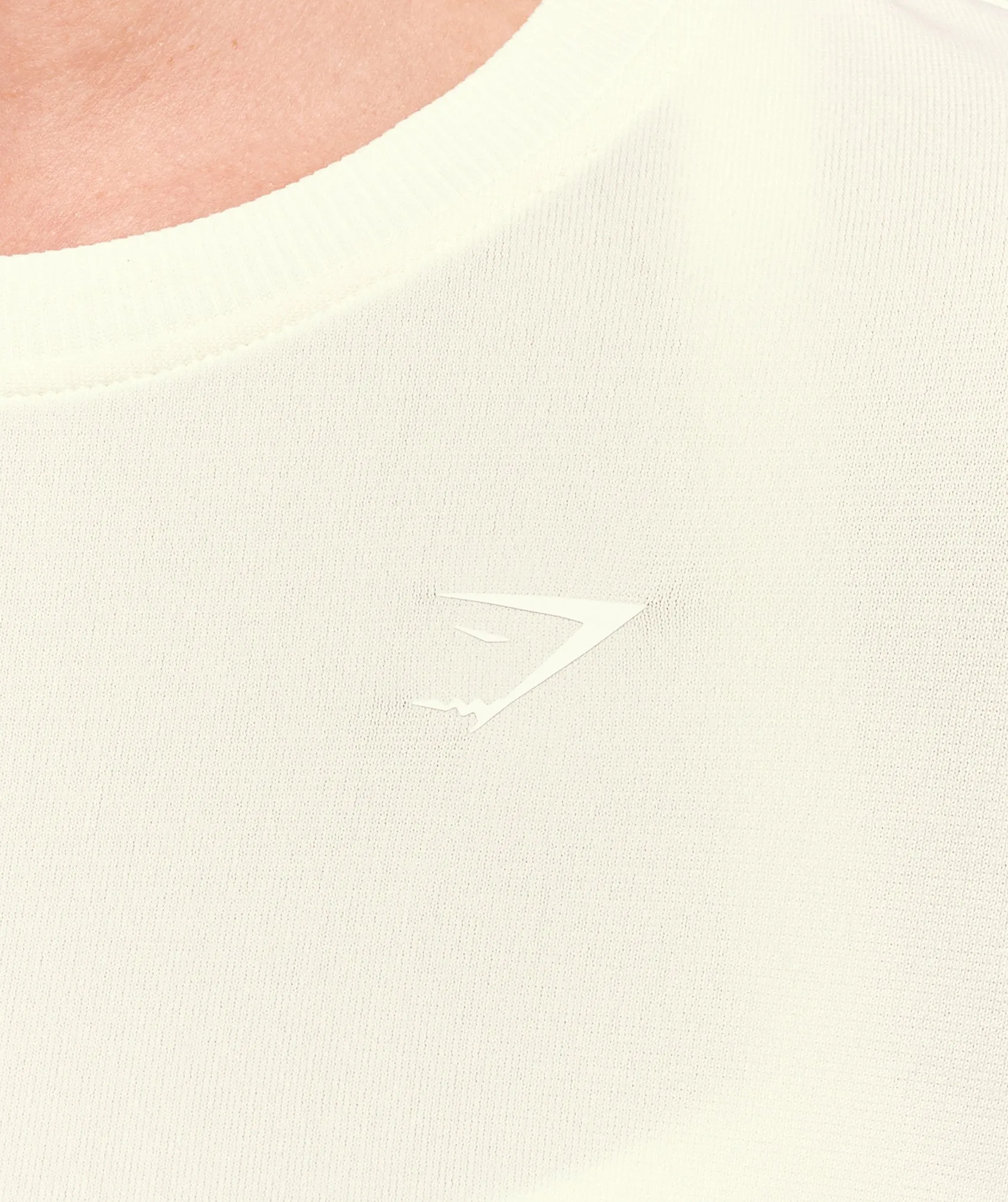 Gymshark Everyday Seamless Long Sleeve Top - Soft White sold by Gymshark product image thumbnail 4