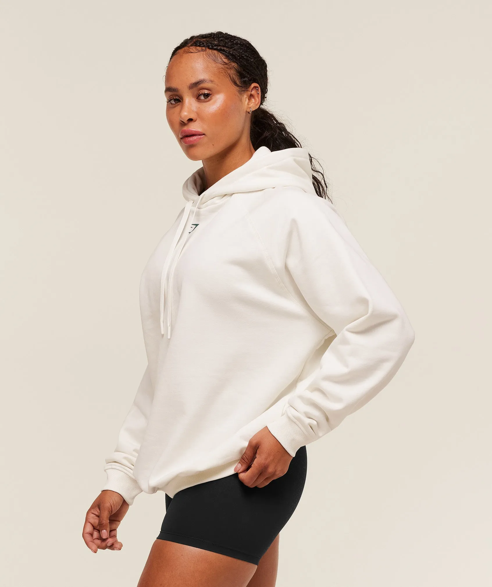 Gymshark Strength Department Oversized Hoodie - Soft White sold by Gymshark product image thumbnail 3